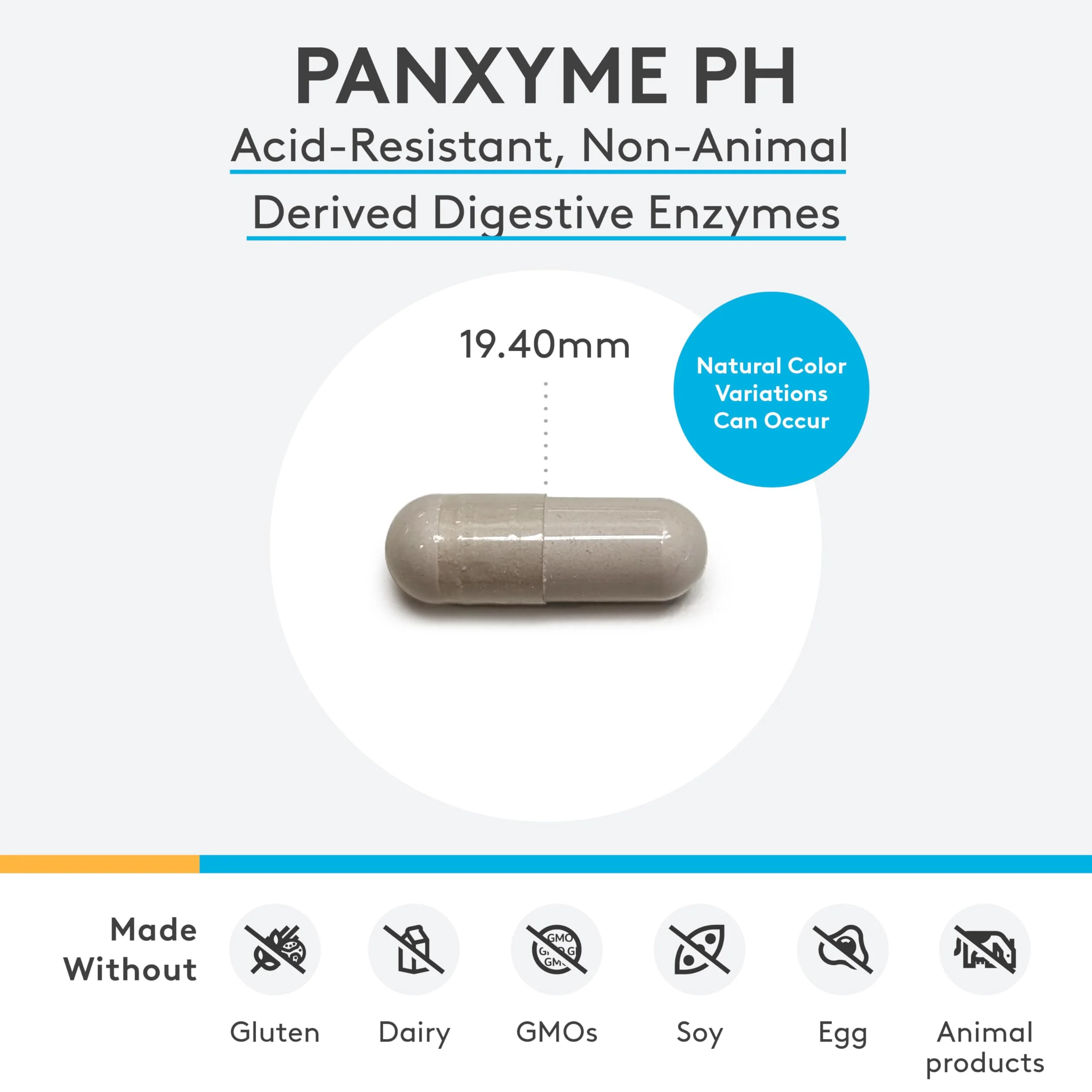 XYMOGEN PanXyme pH - Digestive Enzymes for Gut Health | Gluten Free + Vegan (90 Capsules) - Image 2