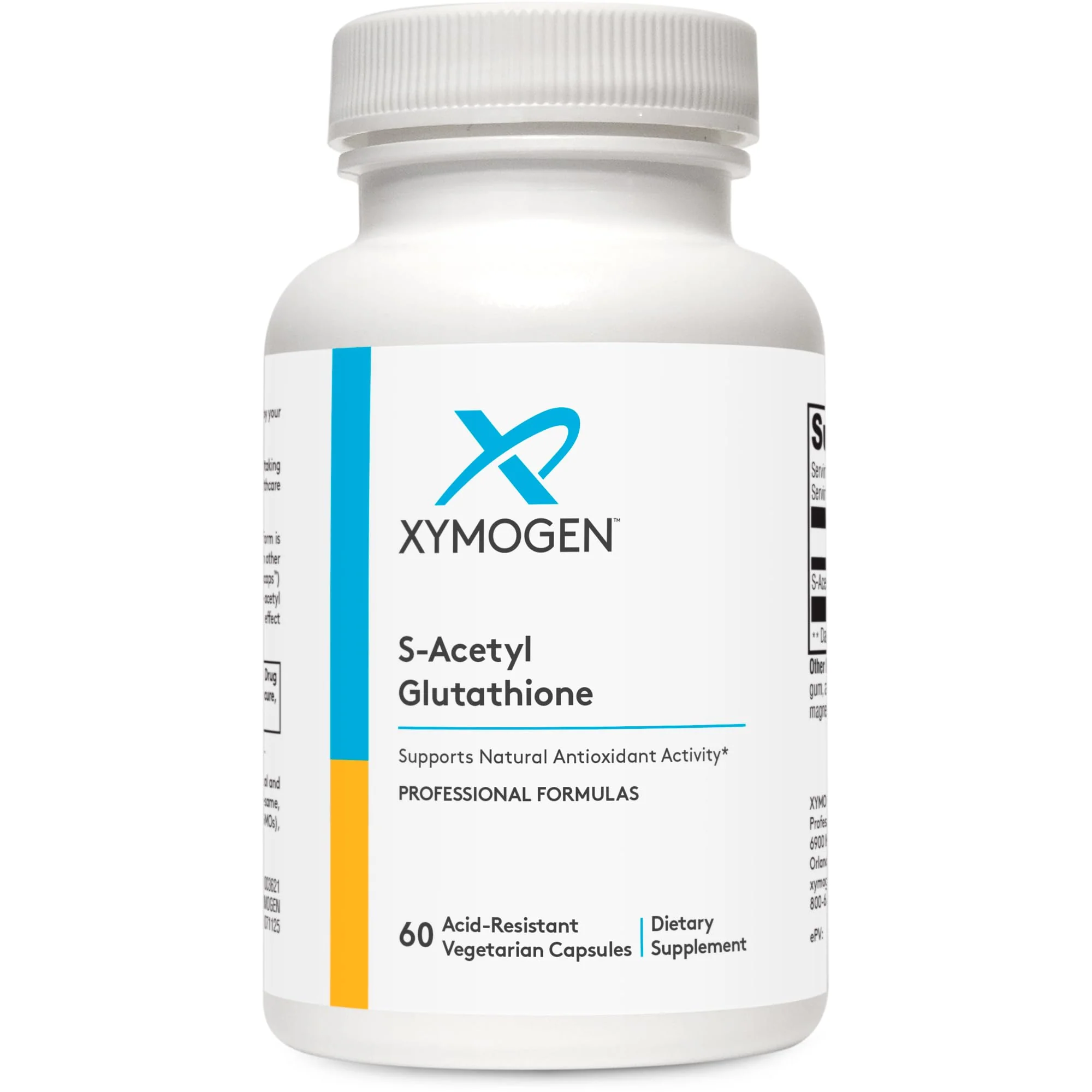 XYMOGEN S Acetyl Glutathione - Superior Absorption Glutathione Supplement with Stomach Acid-Resistant Capsules (60 Capsules) | Immune Support & Healthy Aging - Image 10