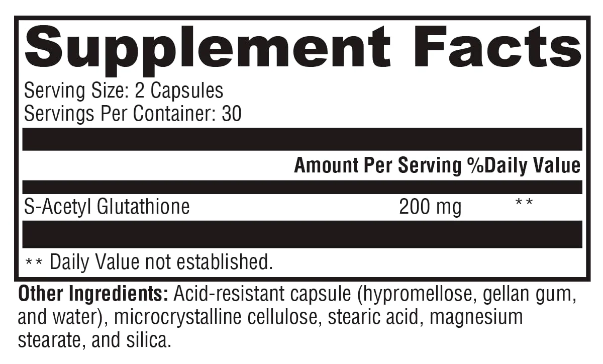 XYMOGEN S Acetyl Glutathione - Superior Absorption Glutathione Supplement with Stomach Acid-Resistant Capsules (60 Capsules) | Immune Support & Healthy Aging - Image 16