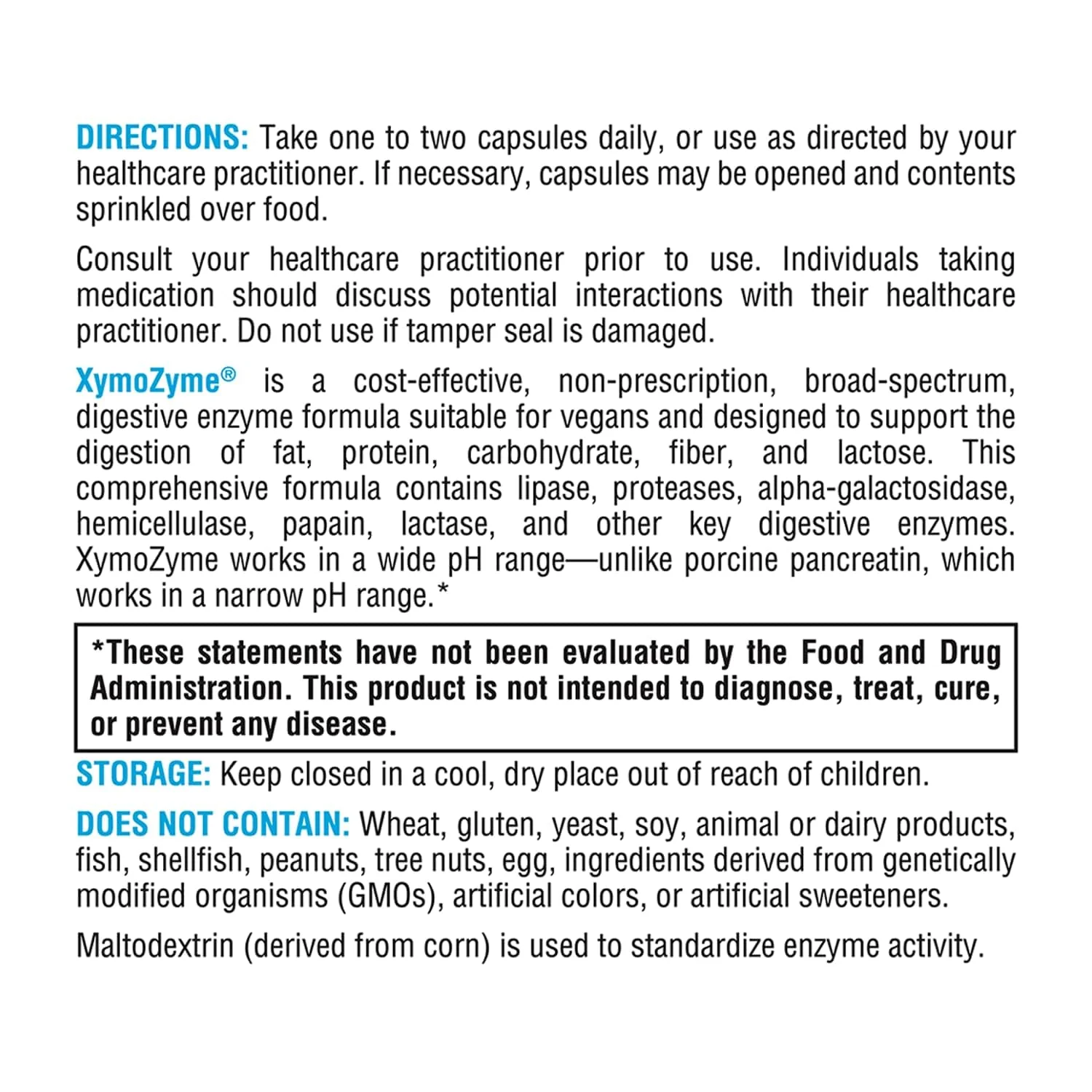 XYMOGEN XymoZyme - Vegan Digestive Enzymes for Gut Health (120 Capsules) - Image 13