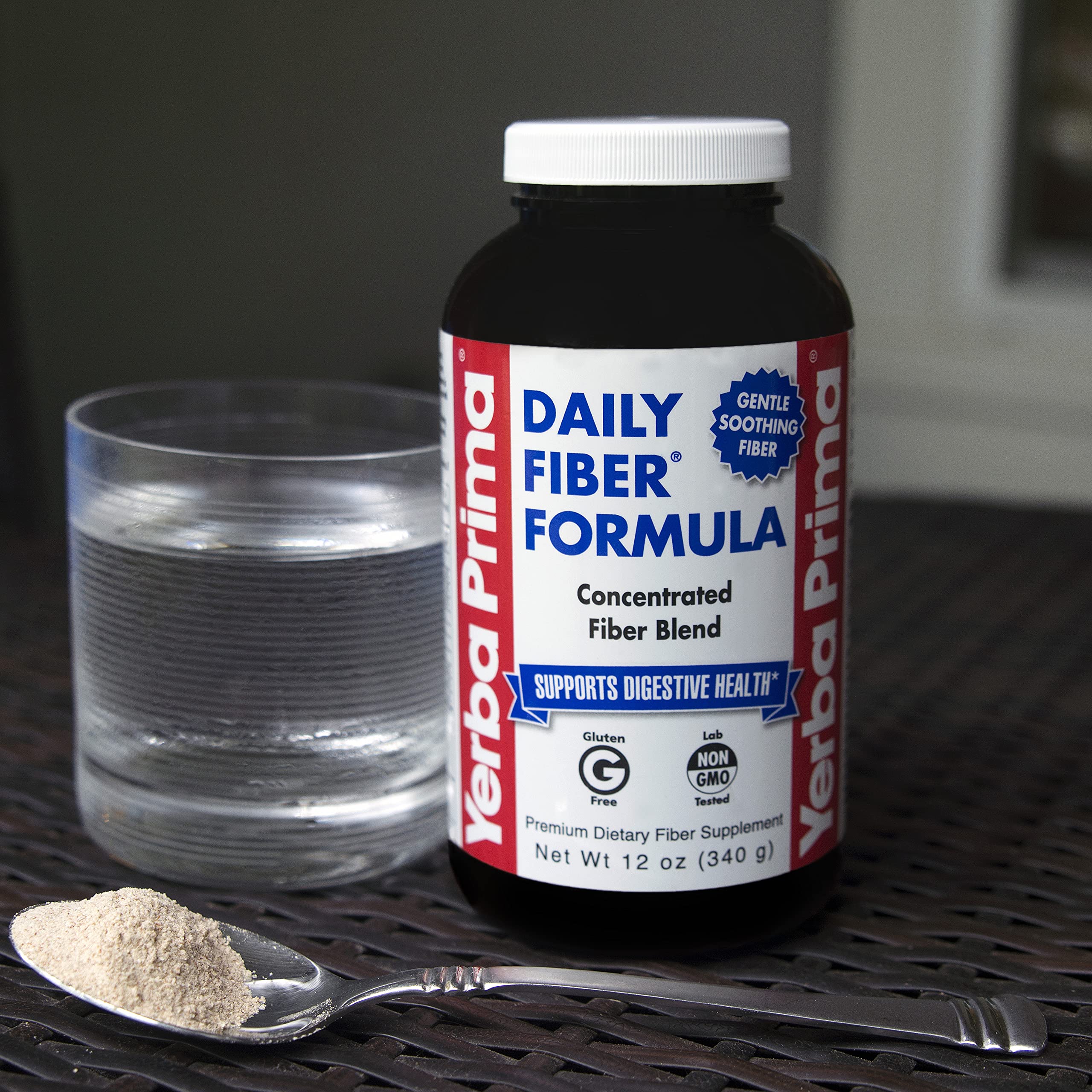 Yerba Prima Daily Fiber Formula Powder – 12 oz (Pack of 4) | Soluble & Insoluble Fiber for Gut Health | Vegan, Non-GMO, Gluten-Free - Image 3