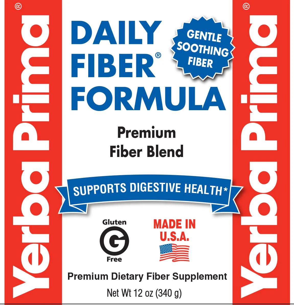 Yerba Prima Daily Fiber Formula Powder – 12 oz (Pack of 4) | Soluble & Insoluble Fiber for Gut Health | Vegan, Non-GMO, Gluten-Free - Image 5