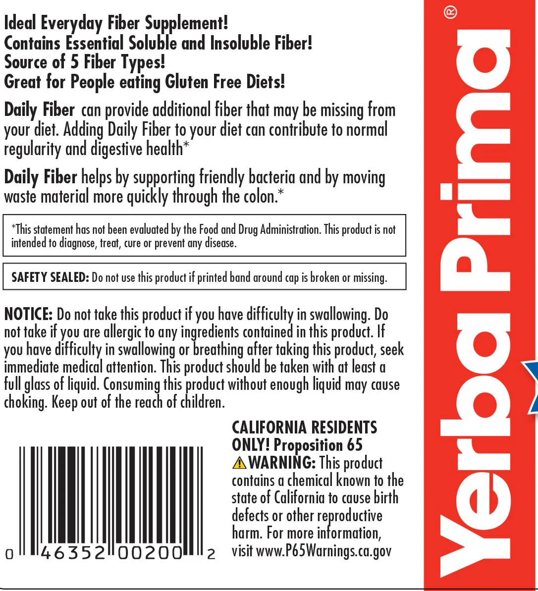 Yerba Prima Daily Fiber Formula Powder – 12 oz (Pack of 4) | Soluble & Insoluble Fiber for Gut Health | Vegan, Non-GMO, Gluten-Free - Image 7