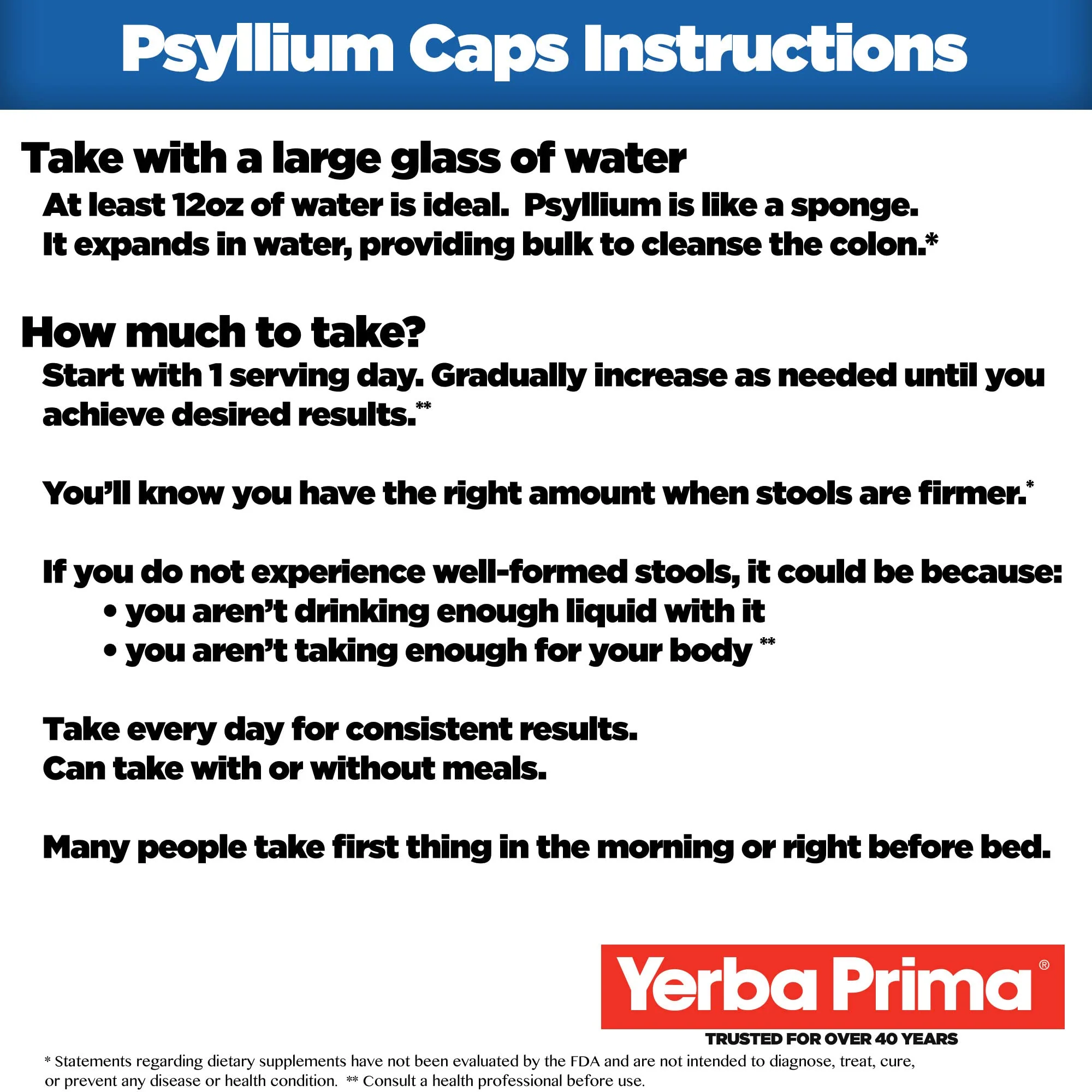 Yerba Prima Psyllium Husks Veg Caps - 180 Count Pack of 3 | Vegan, Non-GMO, Gluten Free Fiber Supplement - Image 3