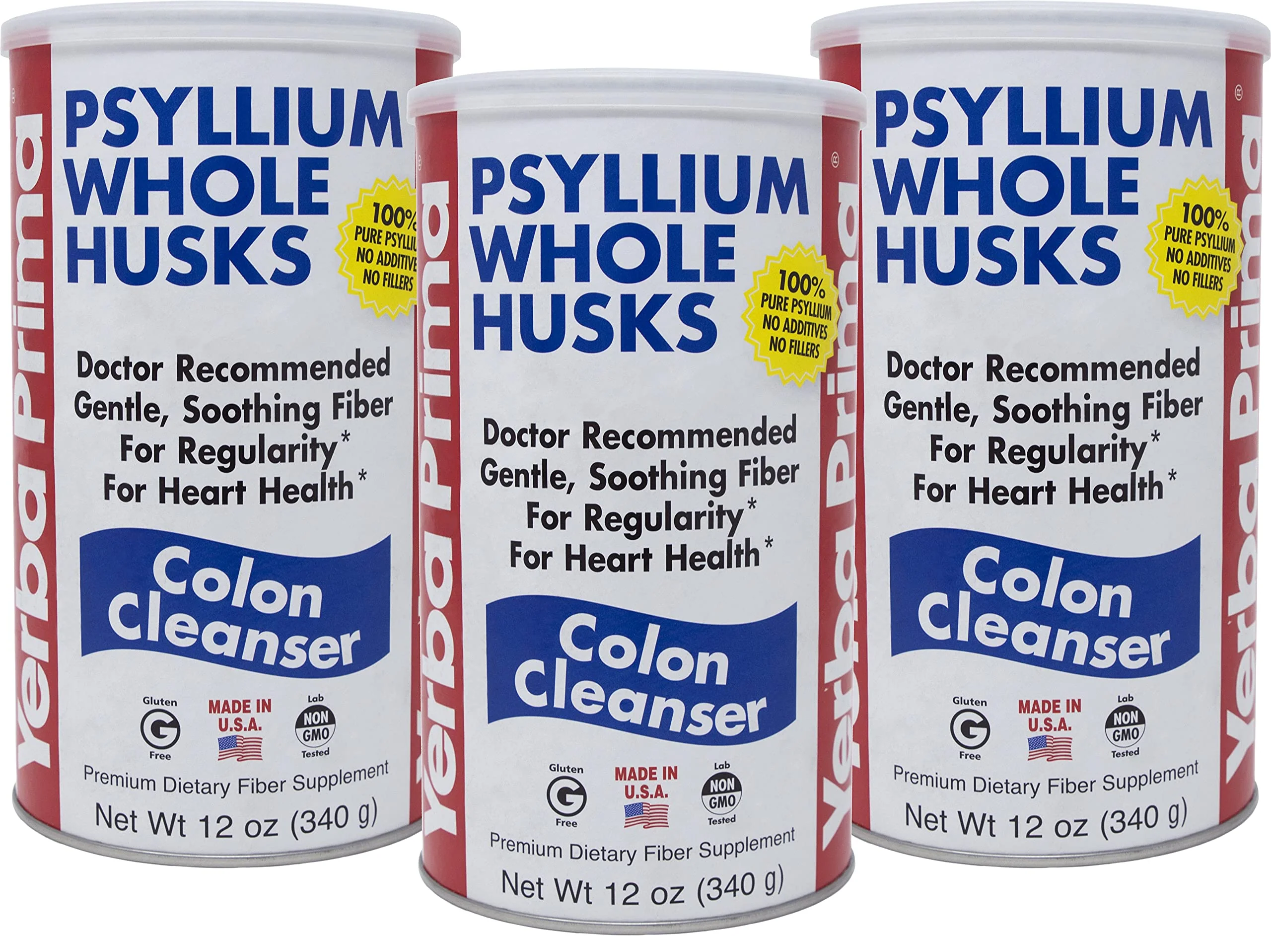 Yerba Prima Psyllium Whole Husks Colon Cleanser – 12 oz (Pack of 3) - Image 10