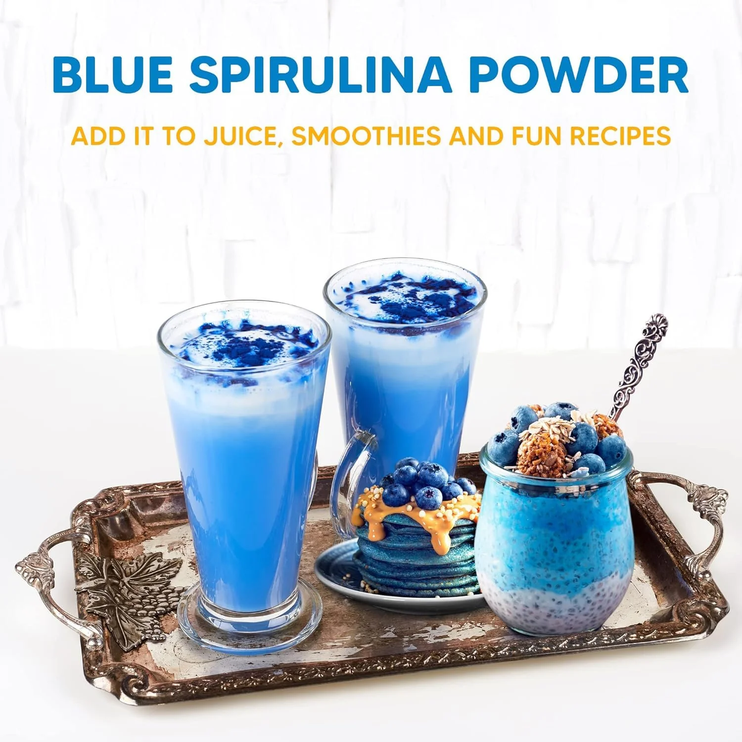 Yogi Super Foods Blue Spirulina Powder – 16oz (1lb) | Plant Protein & Immune Support - Image 7