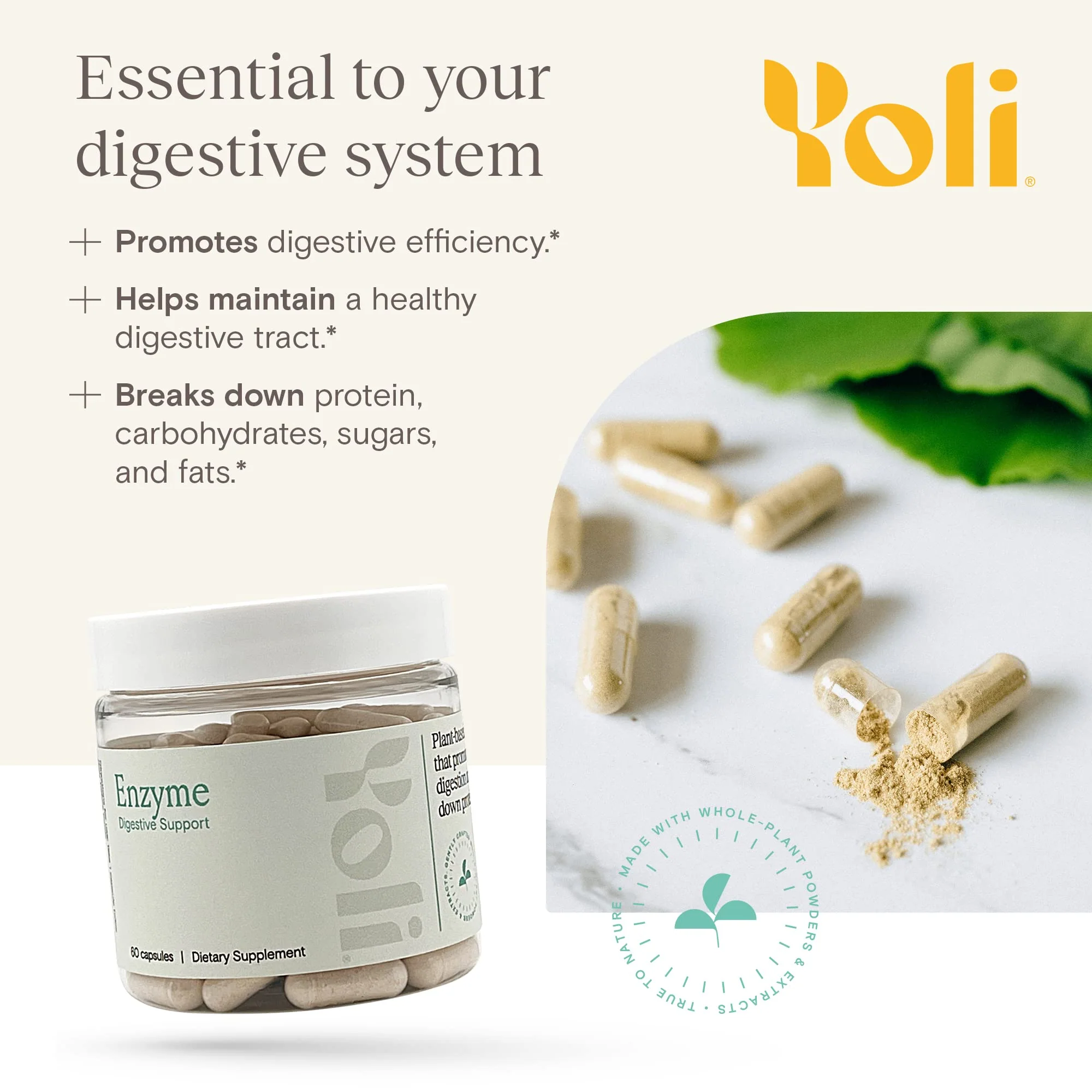 Yoli® Enzyme – Digestive Enzymes & Gut Health Supplement (60 Count) - Image 11