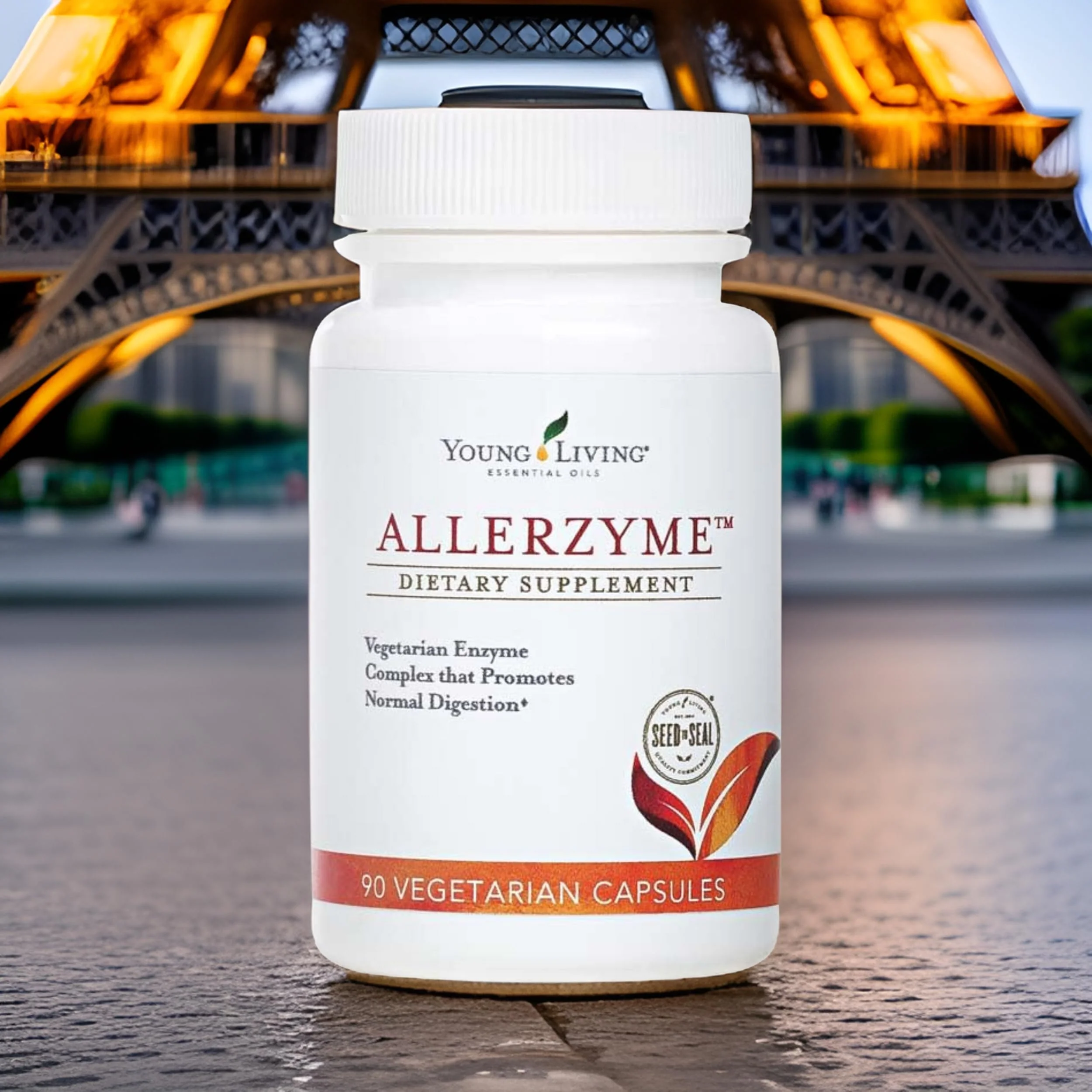 Young Living Allerzyme - 90 Ct Vegetarian Digestive Enzyme Capsules with Tarragon & Ginger - Image 6