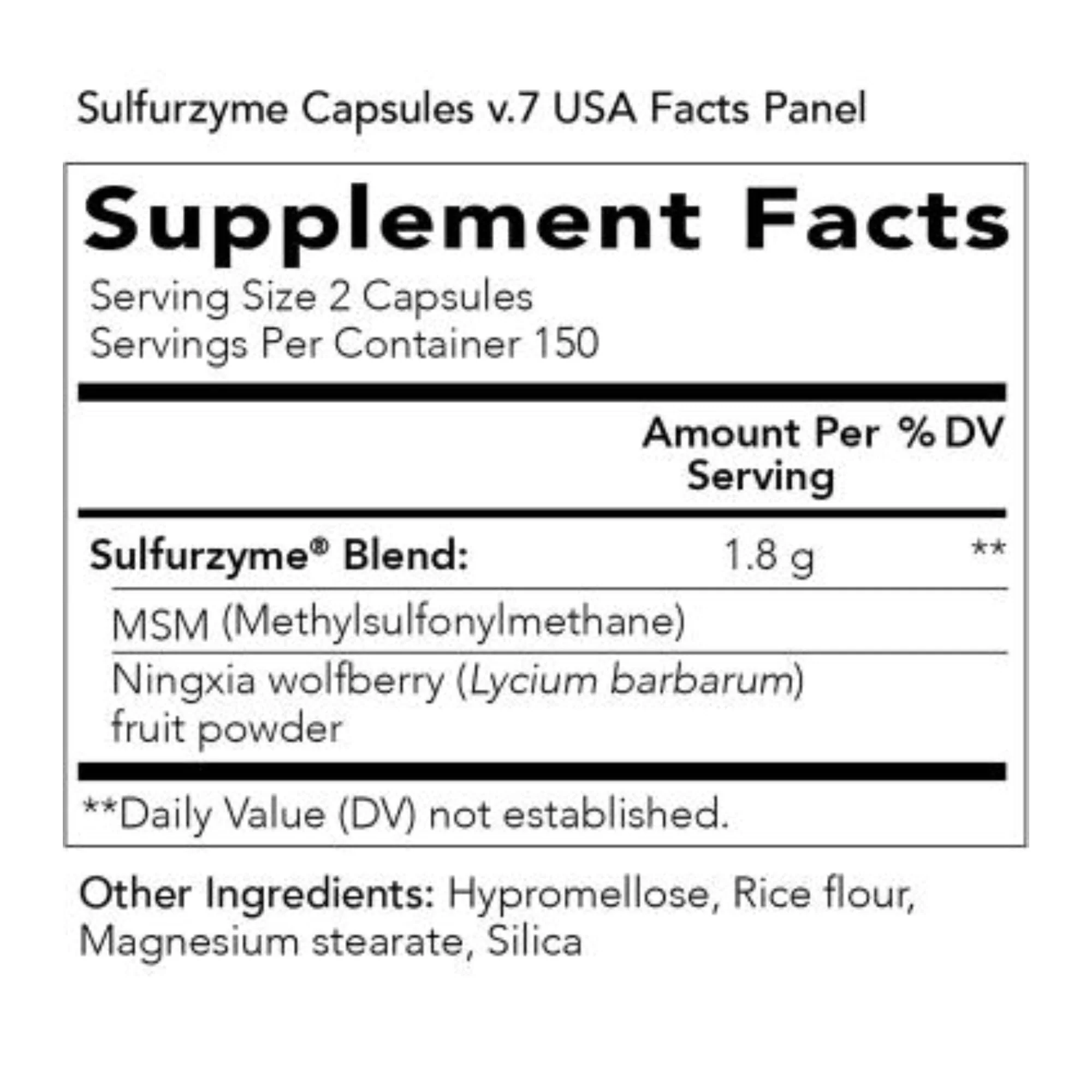 Young Living Sulfurzyme, 300 Capsules | Supports Joint Health, Skin & Hair, MSM & Wolfberry Powder Blend - Image 6