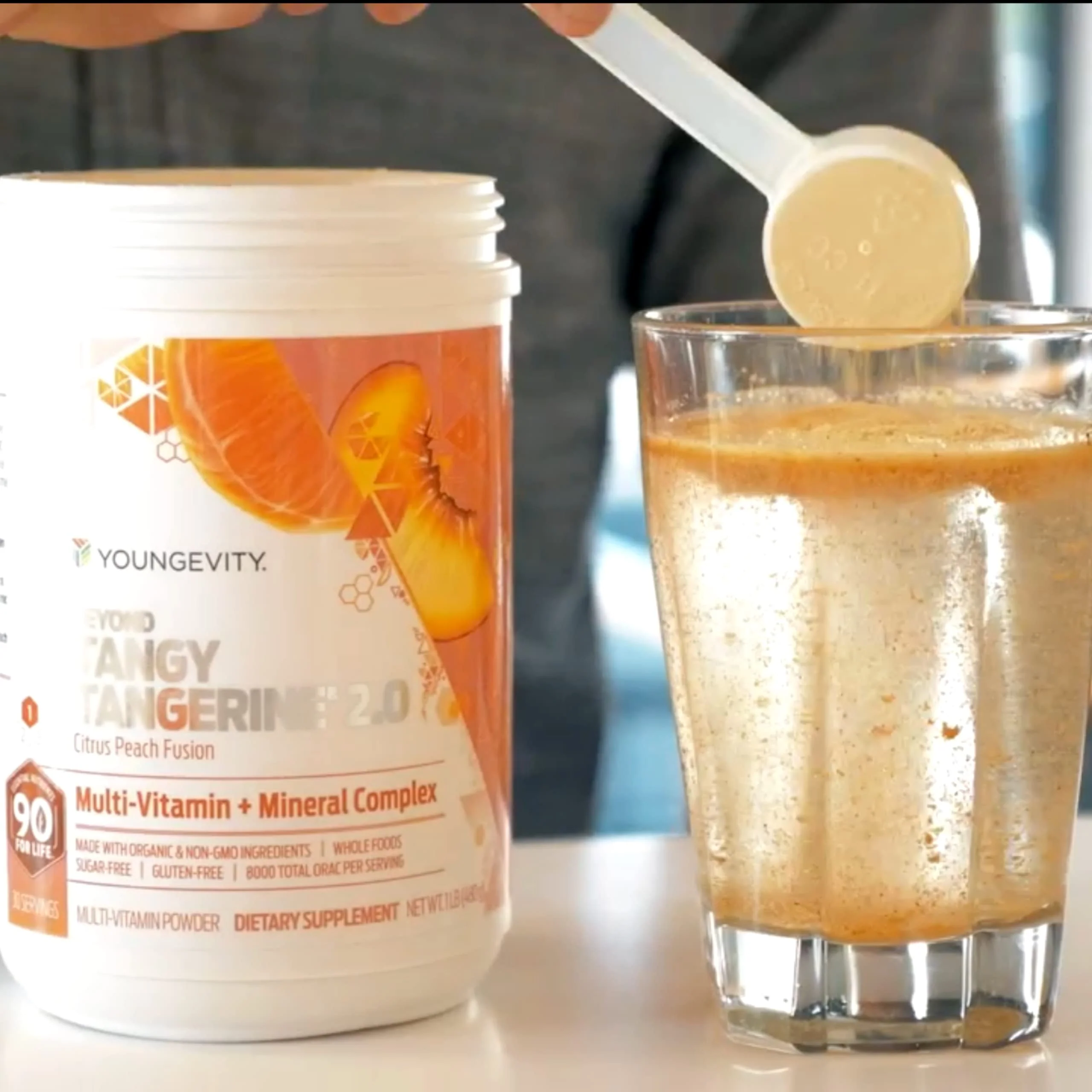 Youngevity Beyond Tangy Tangerine 2.0 Citrus Peach Fusion – Multi-Vitamin & Mineral Complex | 8,000 ORAC - Image 3