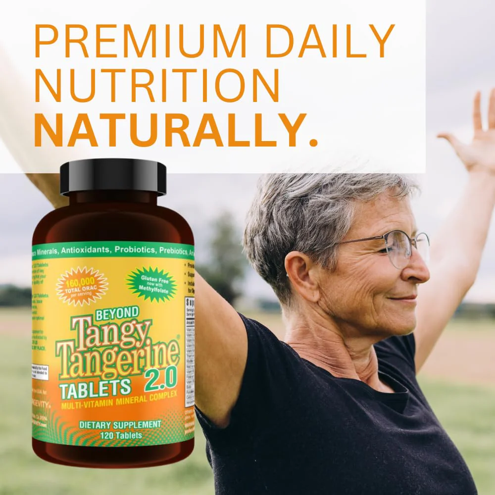Youngevity Beyond Tangy Tangerine 2.0 – Multi-Vitamin & Mineral Complex | 160,000 ORAC | 120 Tablets - Image 5