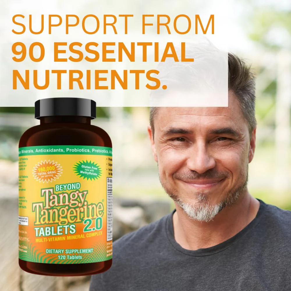 Youngevity Beyond Tangy Tangerine 2.0 – Multi-Vitamin & Mineral Complex | 160,000 ORAC | 120 Tablets - Image 7