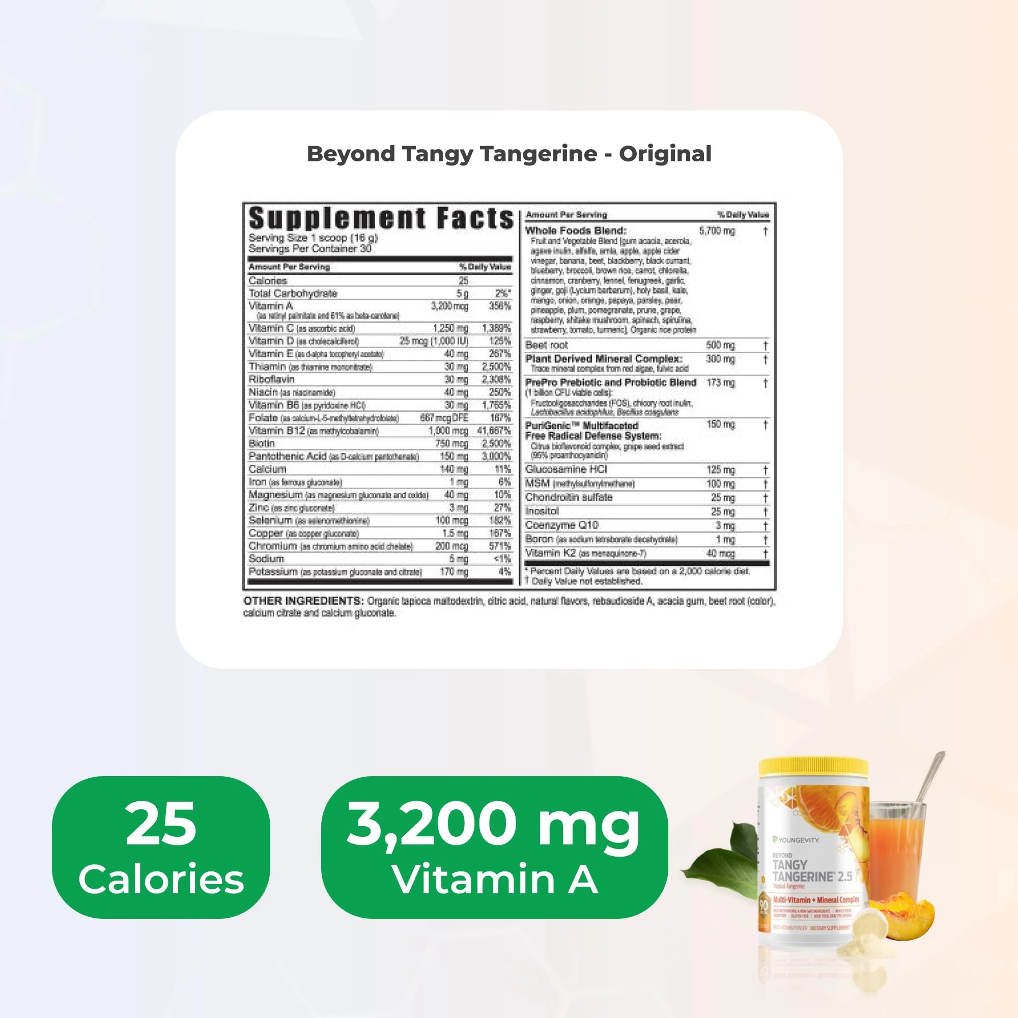 Youngevity Beyond Tangy Tangerine 2.5 Tropical Tangerine – Ultimate Multi-Vitamin & Mineral Complex | 8,000 ORAC - Image 10