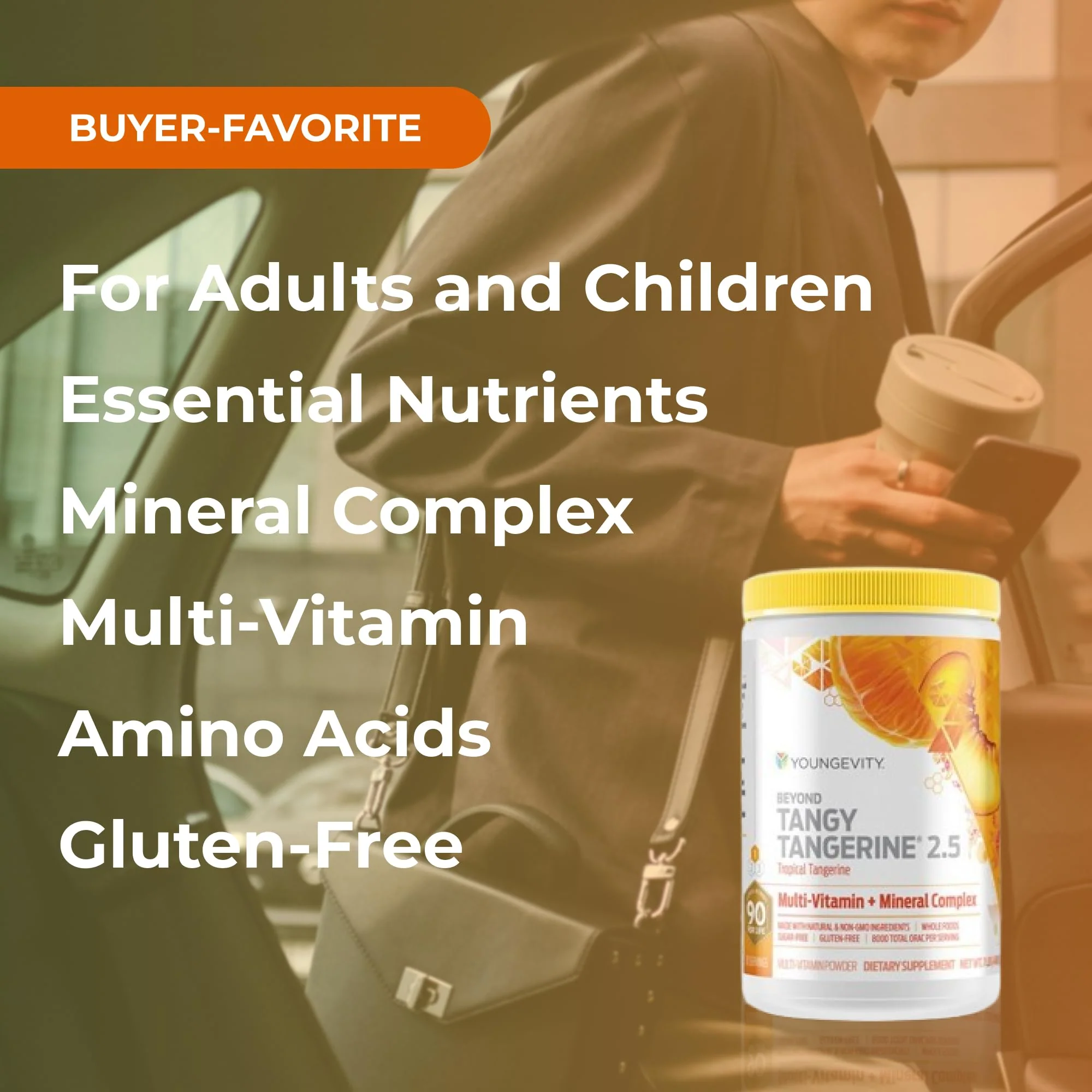 Youngevity Beyond Tangy Tangerine 2.5 Tropical Tangerine – Ultimate Multi-Vitamin & Mineral Complex | 8,000 ORAC - Image 11