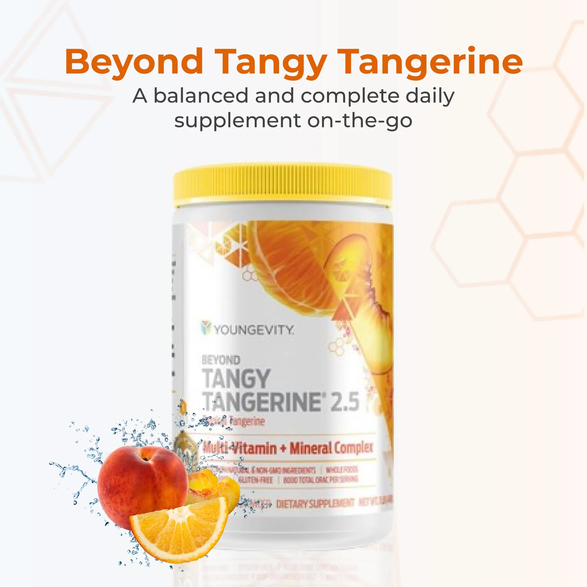Youngevity Beyond Tangy Tangerine 2.5 Tropical Tangerine – Ultimate Multi-Vitamin & Mineral Complex | 8,000 ORAC - Image 2