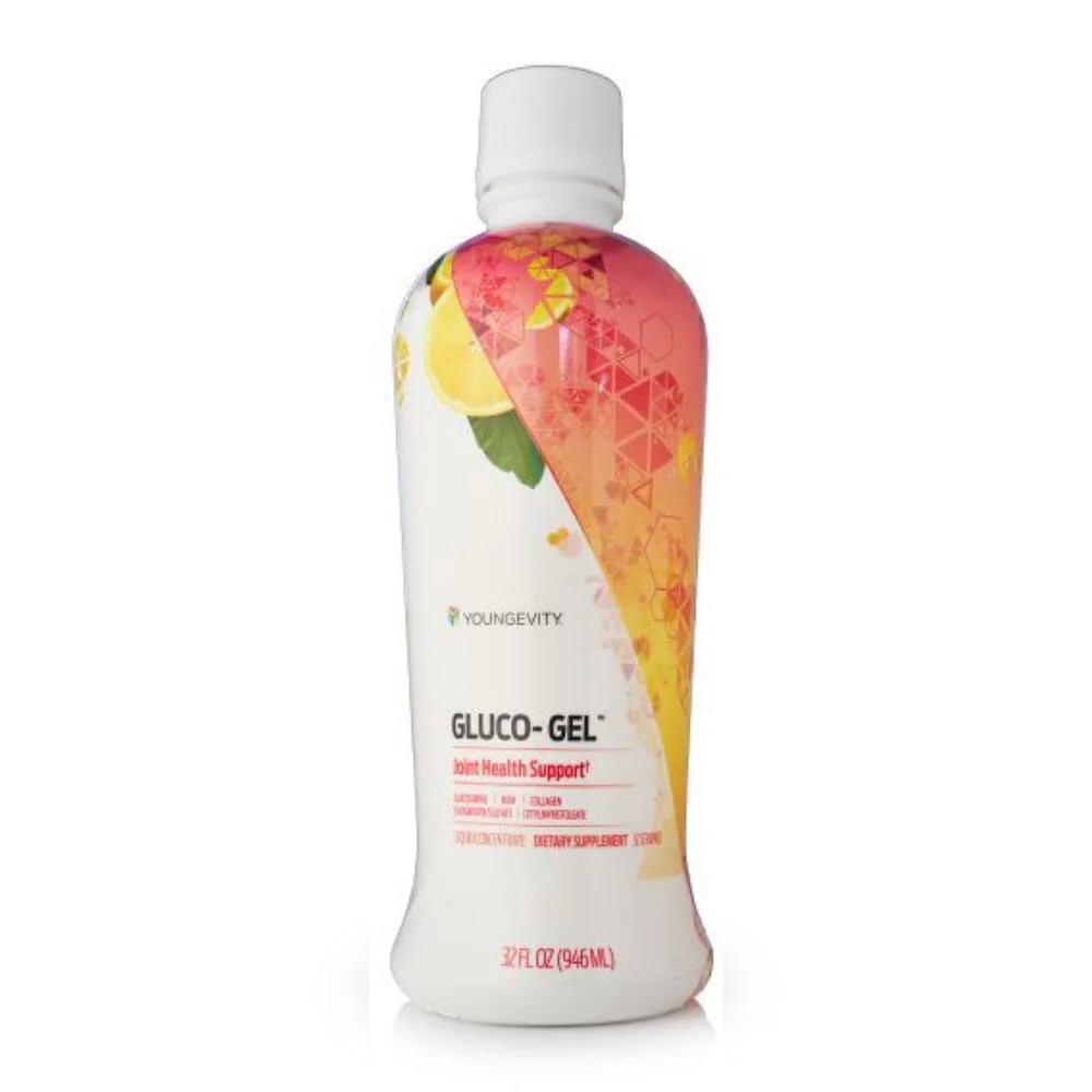 Youngevity Liquid GLUCO-Gel Majestic Earth 32 oz – Pack of 1 | Bone & Joint Support