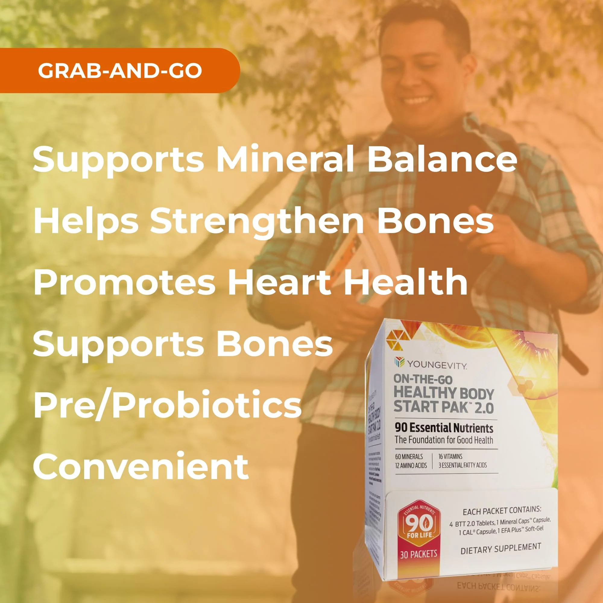 Youngevity On-The-Go Healthy Body Start Pak 2.0 – 90 Essential Nutrients, 30-Day Supply - Image 5