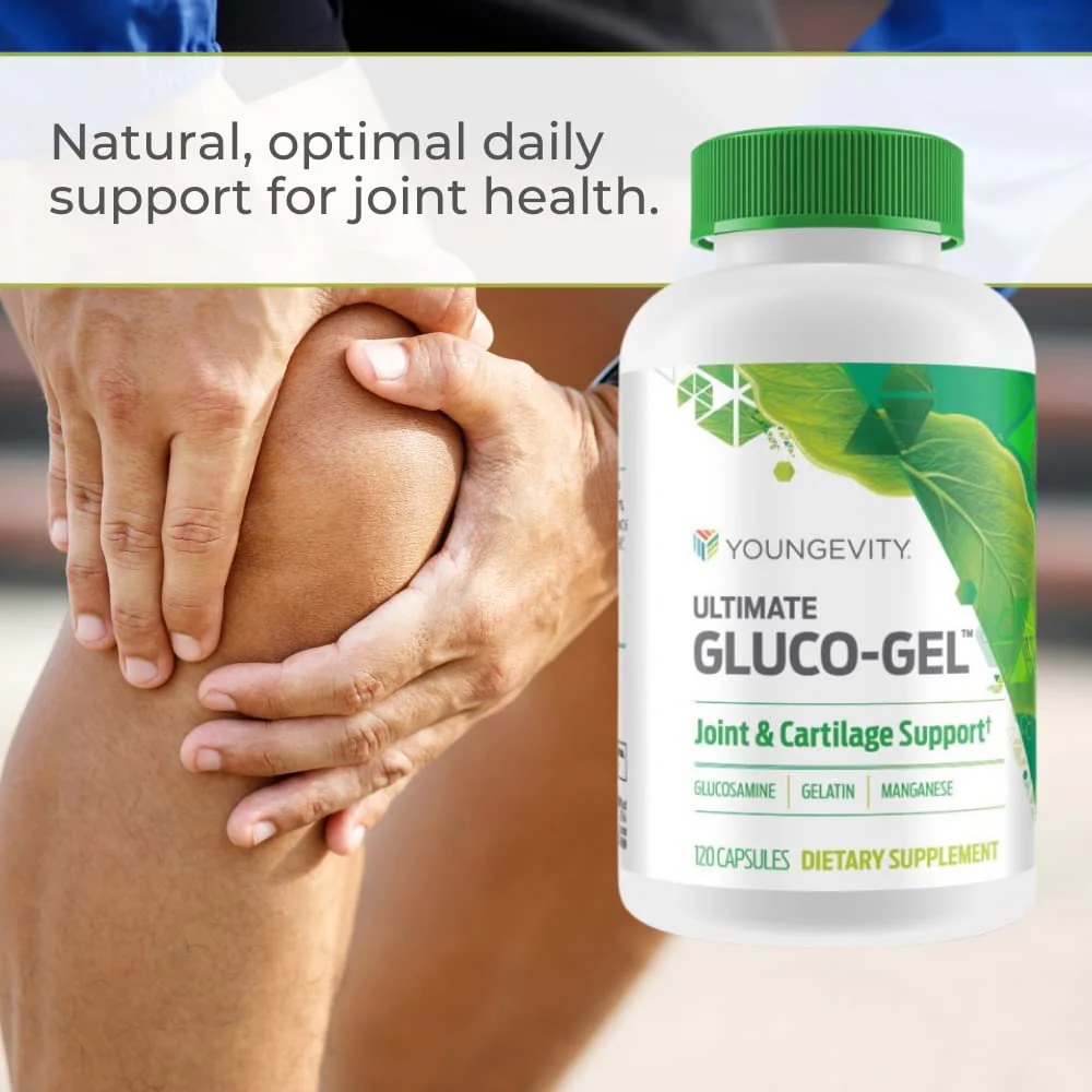 Youngevity Ultimate Gluco-Gel - Supports Bones, Tendons & Cartilage | 120 Capsules - 4 Bottles - Image 9
