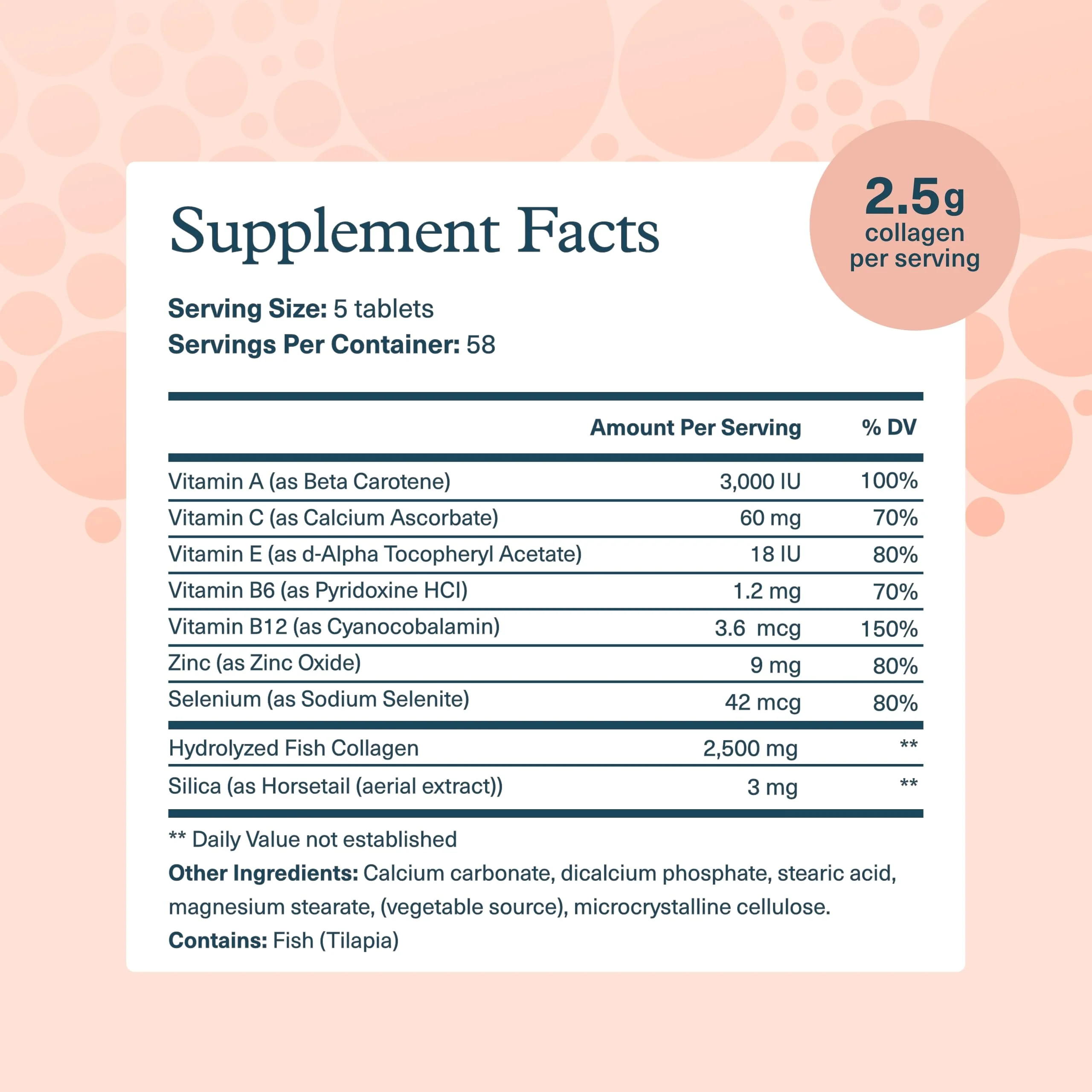 Youtheory Marine Collagen - 2,500 mg Hydrolyzed, Skin Support - Fish-Sourced, 290 Tablets (Pack of 2) - Image 3