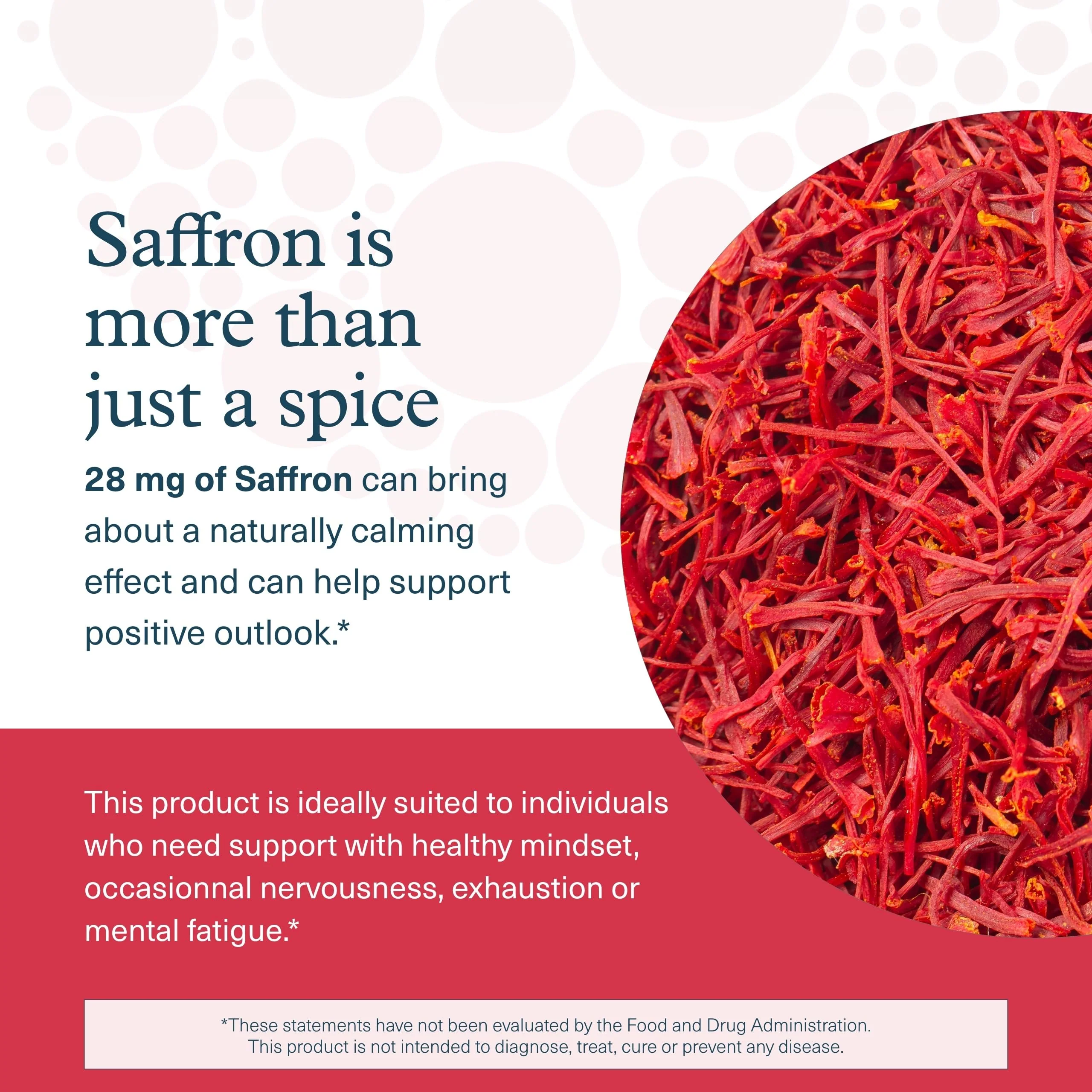 Youtheory Saffron - Vegan Energy Supplement for Men & Women* - Contains Rhodiola Rosea & Ashwagandha - Dairy, Soy & Gluten Free - 60 Vegetarian Capsules - Image 4