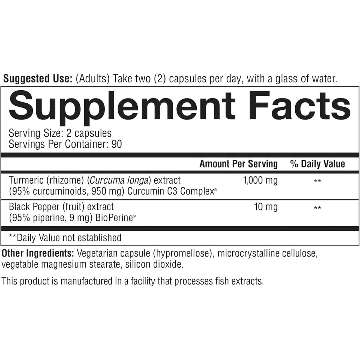 Youtheory Turmeric Extra Strength 1,000 mg – 95% Curcuminoids + BioPerine | 180 Vegetarian Capsules | USP Verified | 2 Pack - Image 4
