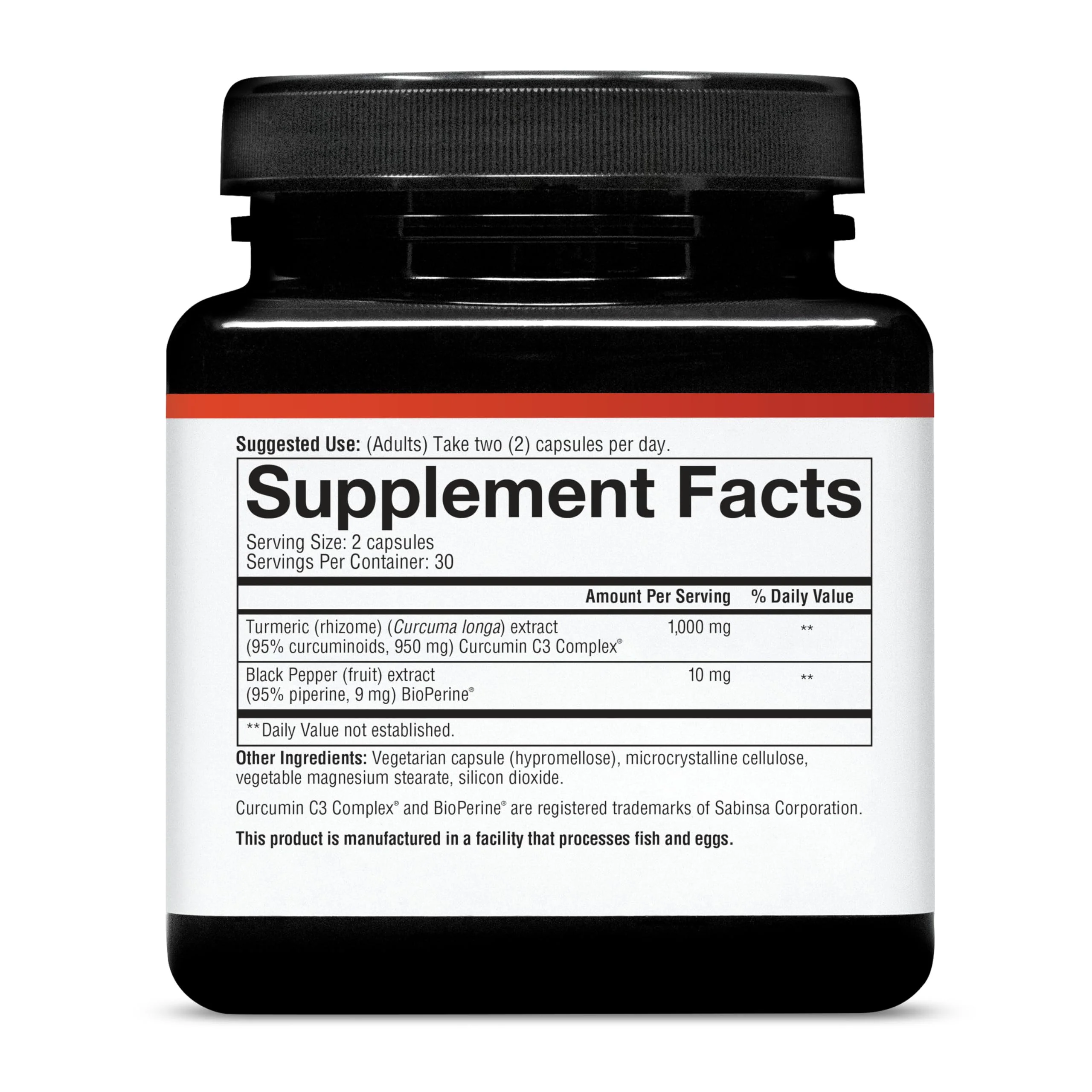 Youtheory Turmeric Extra Strength 1,000 mg | Curcumin with 10 mg BioPerine | 120 Veg Capsules - Image 3