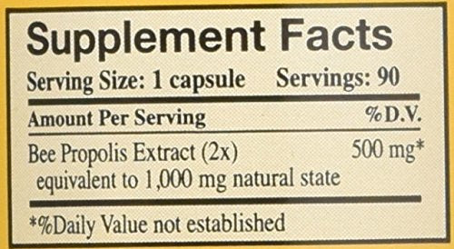 YS Eco Bee Farms Propolis 1000 - 90 Caps Pack of 3 | Propolis Supplement - Image 4