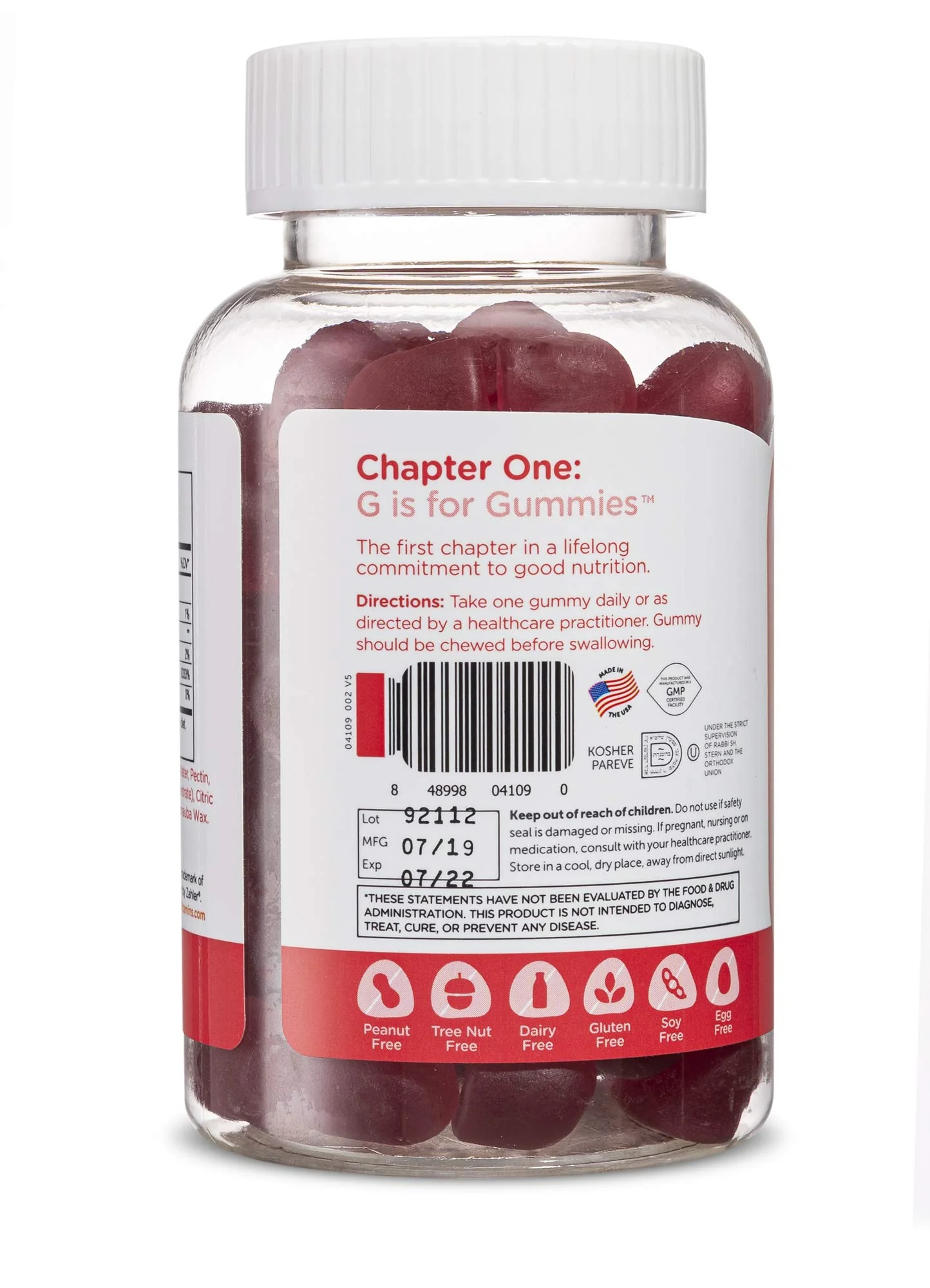 Zahler Chapter One Biotin Gummies – Hair, Skin & Nails Fortifying Biotin, 60 Gummies (Pack of 2) | Certified Kosher - Image 3