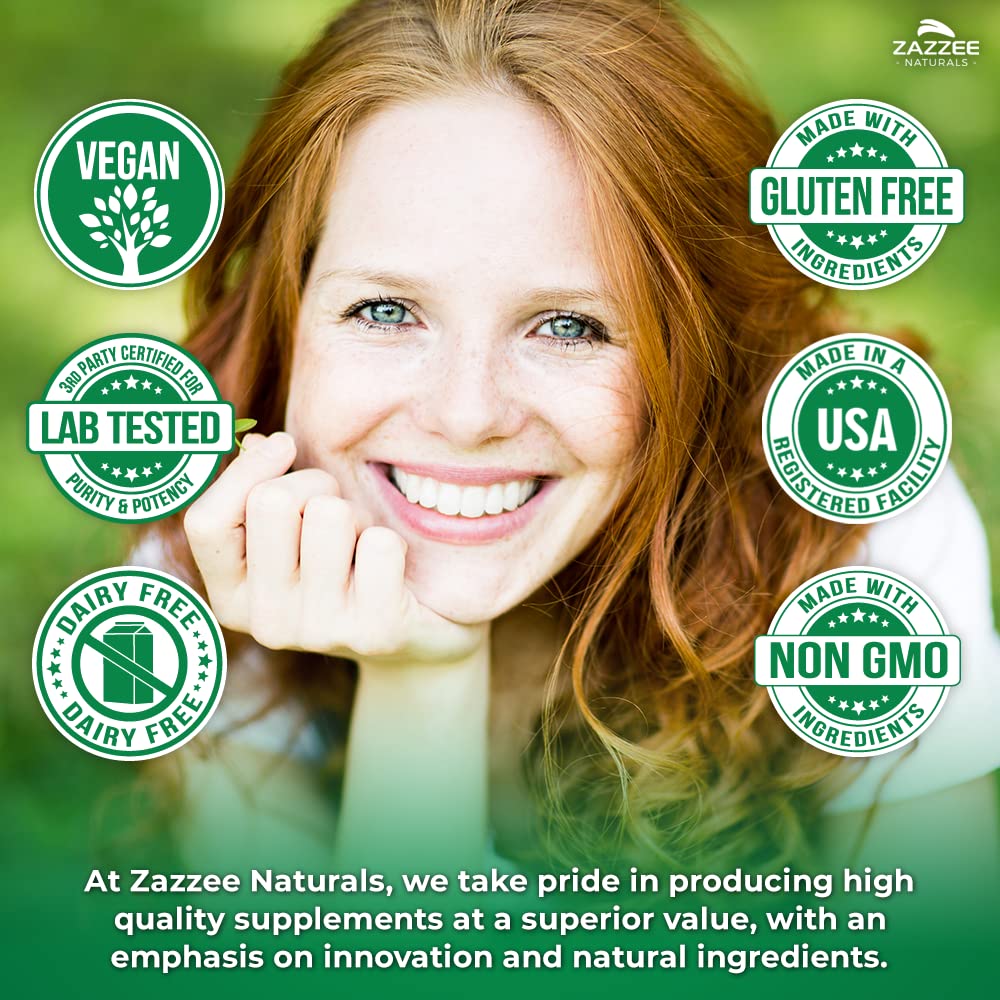 Zazzee Extra Strength Beta Glucans 1000 mg | 90 Vegan Capsules | Immune Support - Image 5