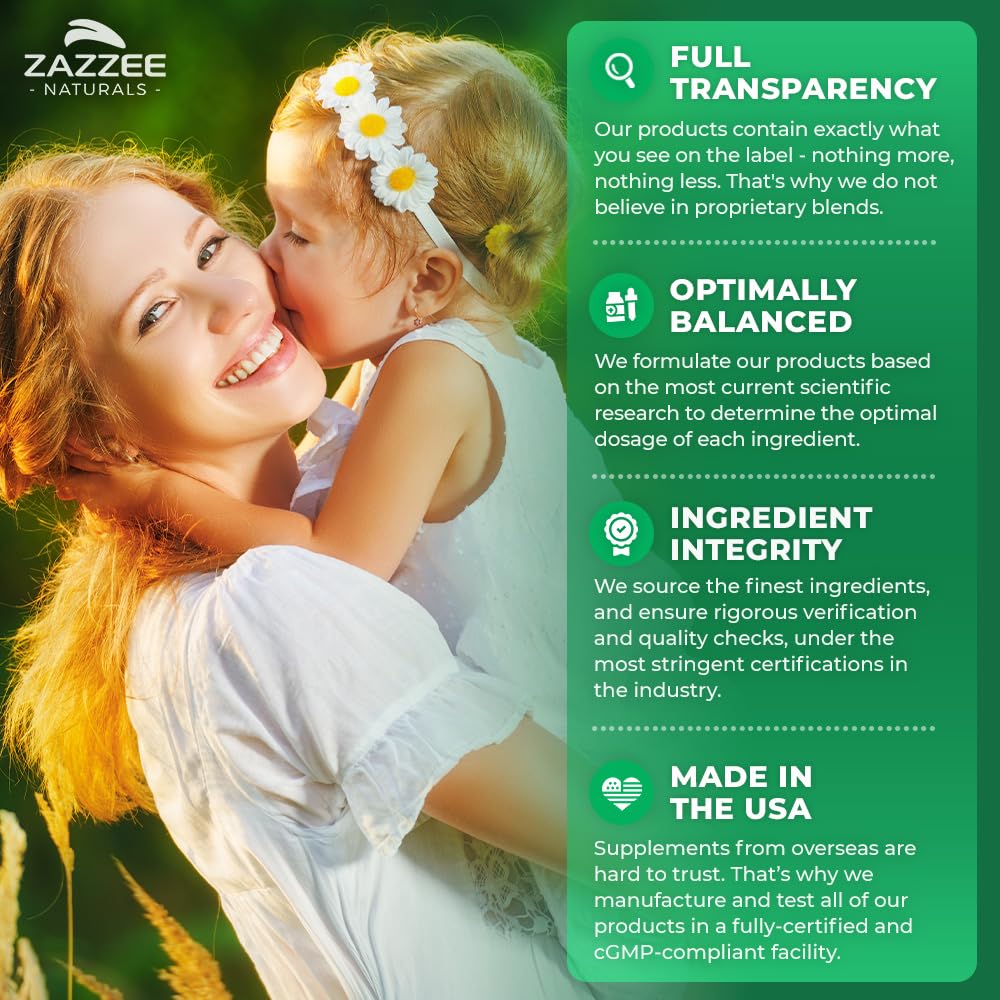 Zazzee Myo-Inositol Powder – 6 Month Supply, 183 Servings, 2000 mg per Serving, Free Scoop, Vegan & Non-GMO - Image 5
