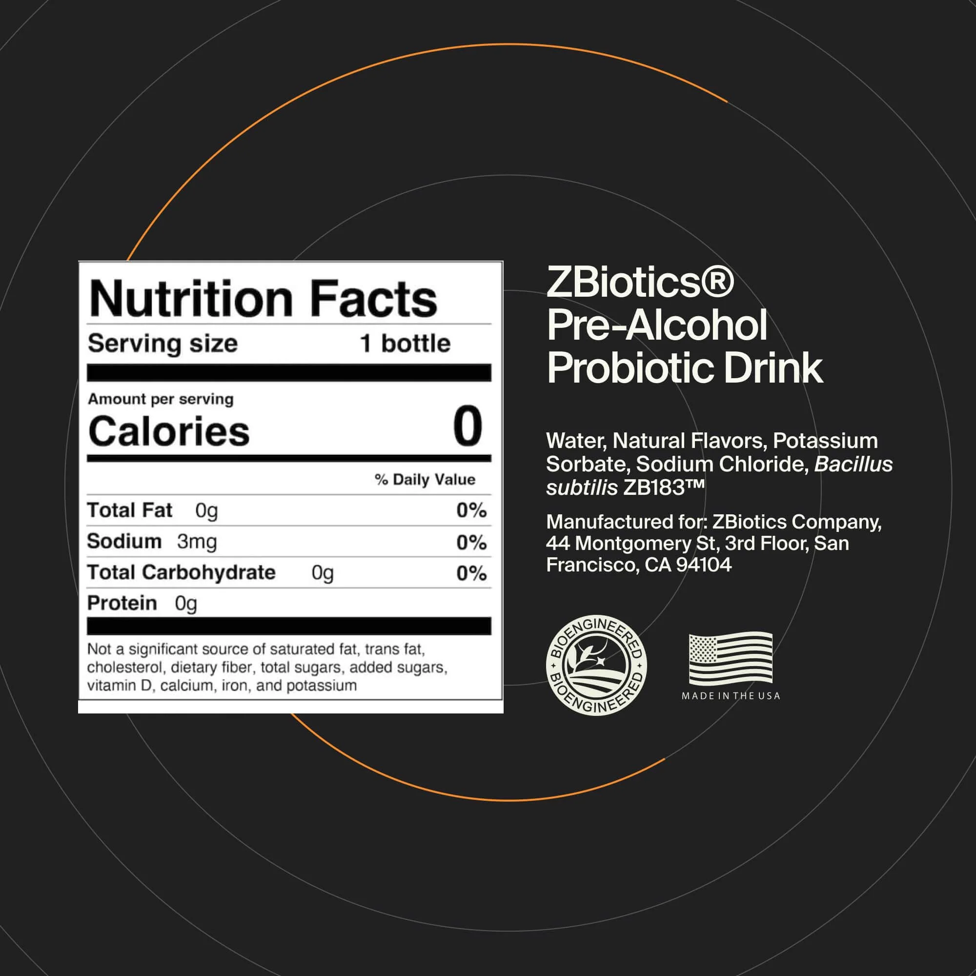 ZBiotics Probiotic Drink — Feel Better After Drinking, Wake Up Refreshed, Travel-Friendly 3-Pack (0.47 fl oz) - Image 4