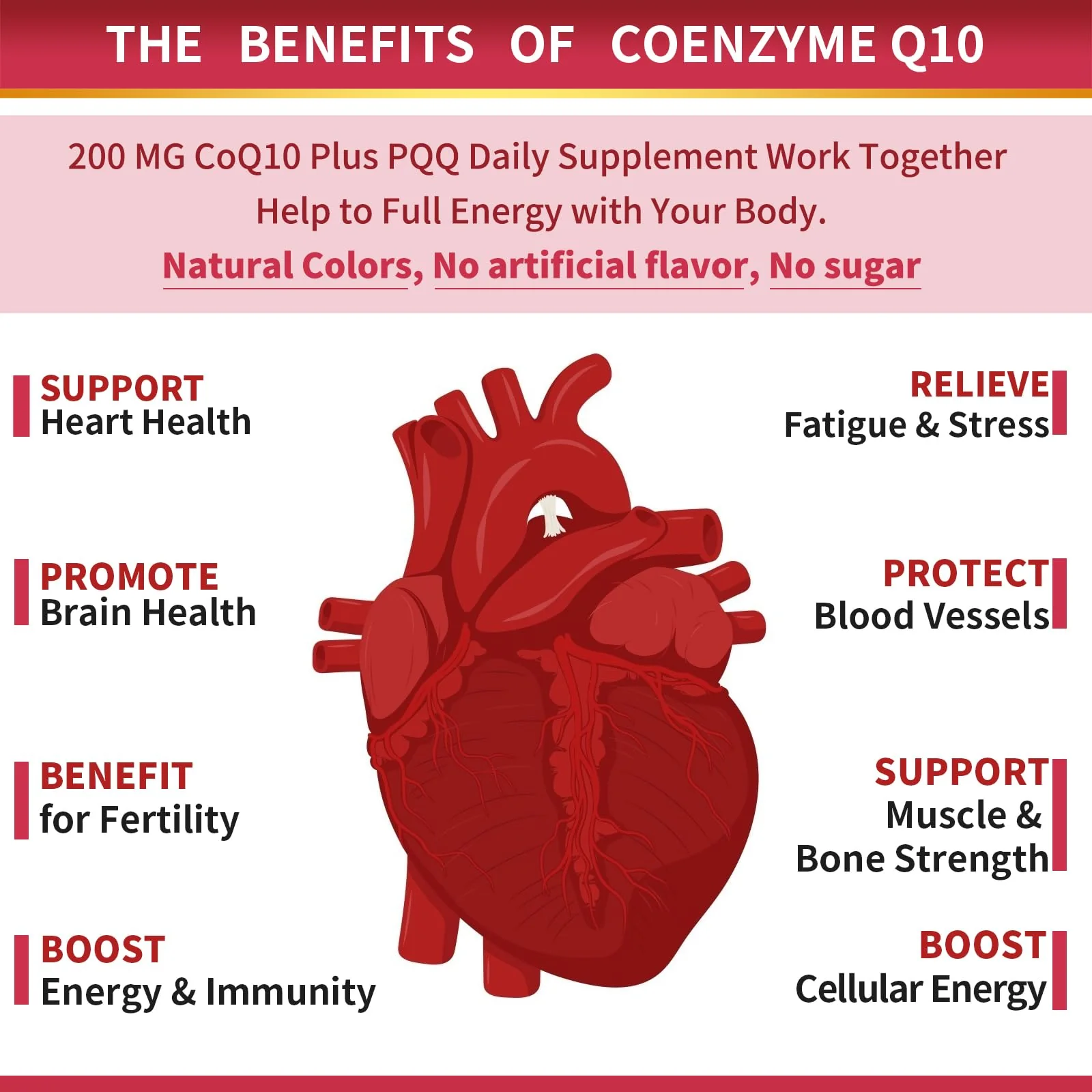 ZEBORA CoQ10-200mg Softgels with PQQ, BioPerine & Omega-3 — Pack of 2 - Image 5