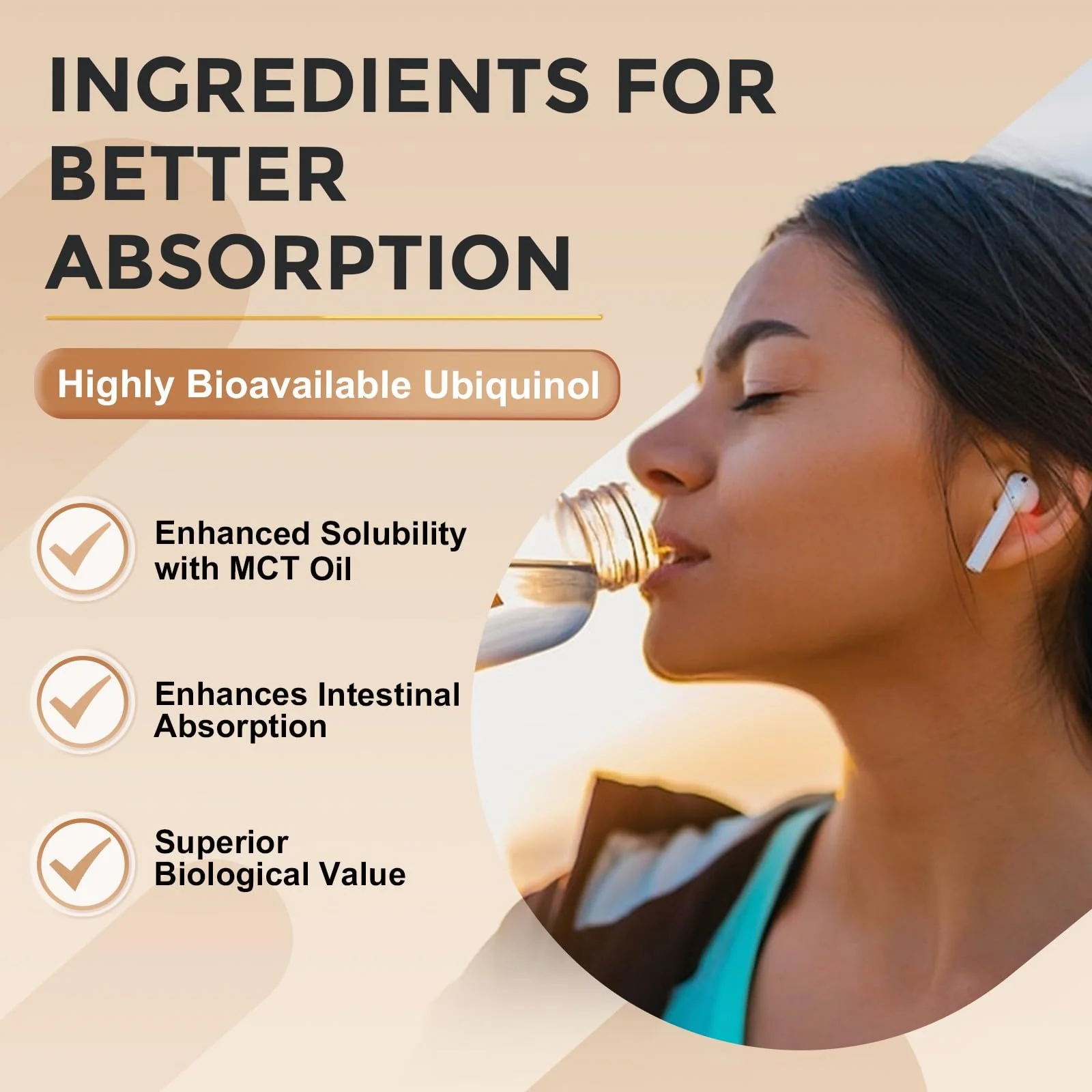 ZEBORA Ubiquinol CoQ10 200mg Softgels – 4-in-1 Antioxidant with Max Absorption (Pack of 2) - Image 13