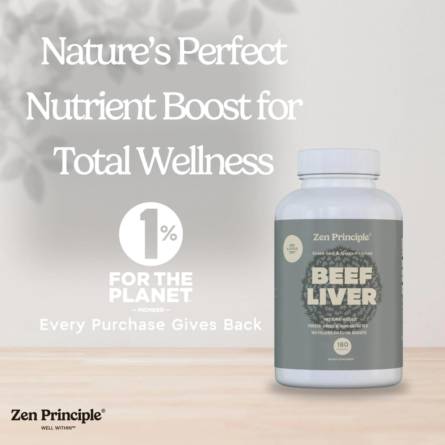 Zen Principle Beef Liver Supplement – Grass-Fed, Pasture-Raised, Desiccated Liver Capsules | No Hormones or GMO | 360 Capsules (2-Pack) - Image 7