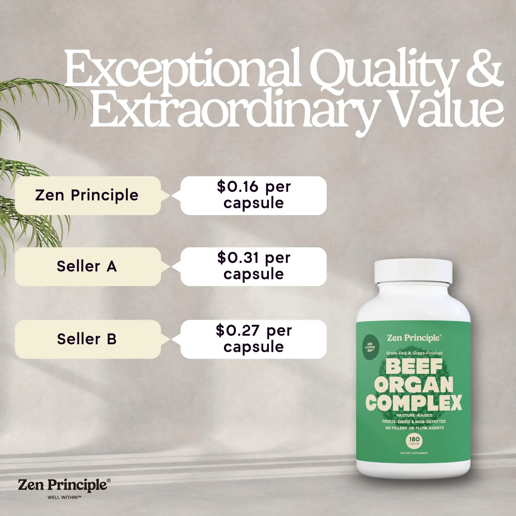 Zen Principle Grass-Fed Beef Organs Supplement – Desiccated Liver, Heart, Kidney & More | 2-Pack NZ Pasture-Raised - Image 15
