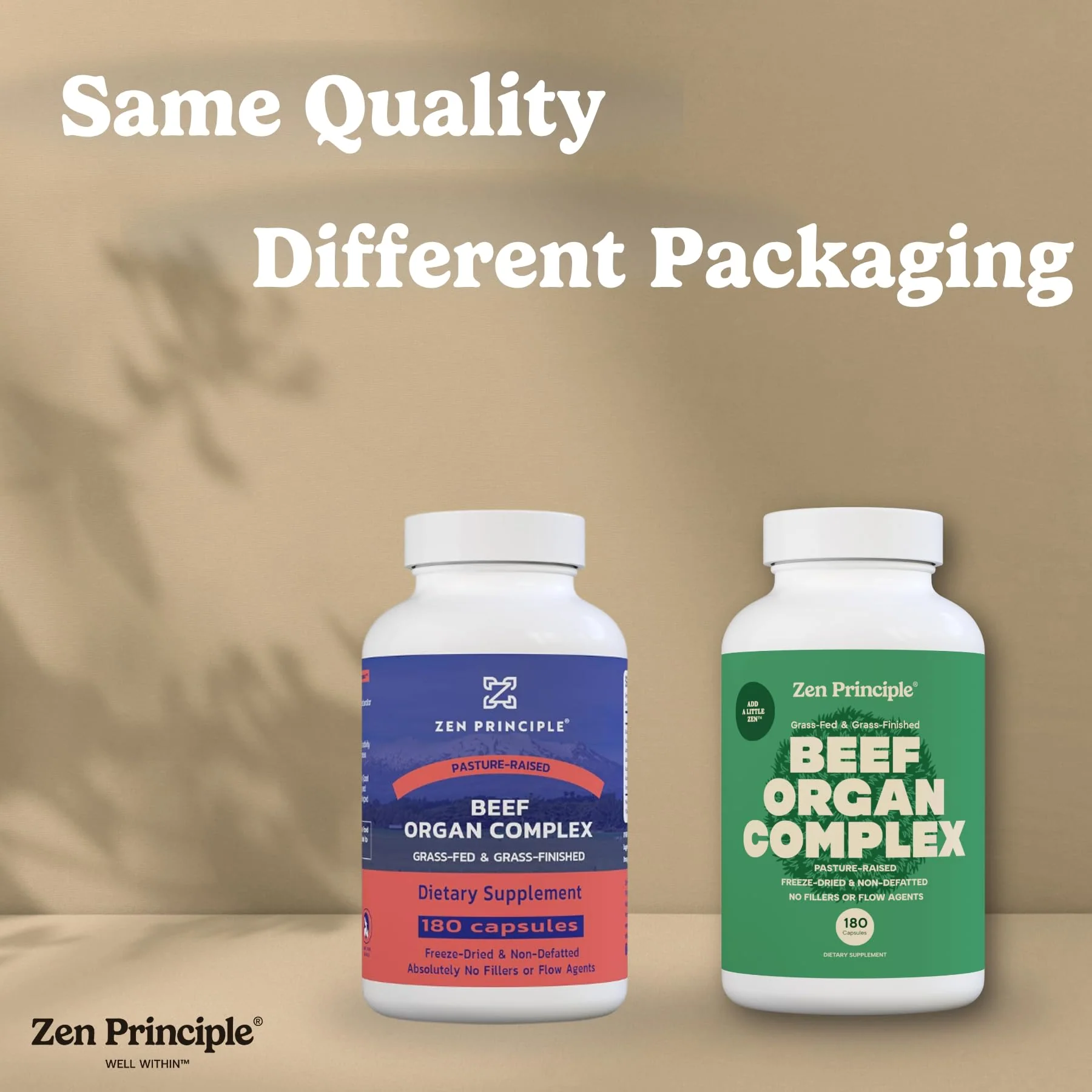 Zen Principle Grass-Fed Beef Organs Supplement – Desiccated Liver, Heart, Kidney & More | 2-Pack NZ Pasture-Raised - Image 3