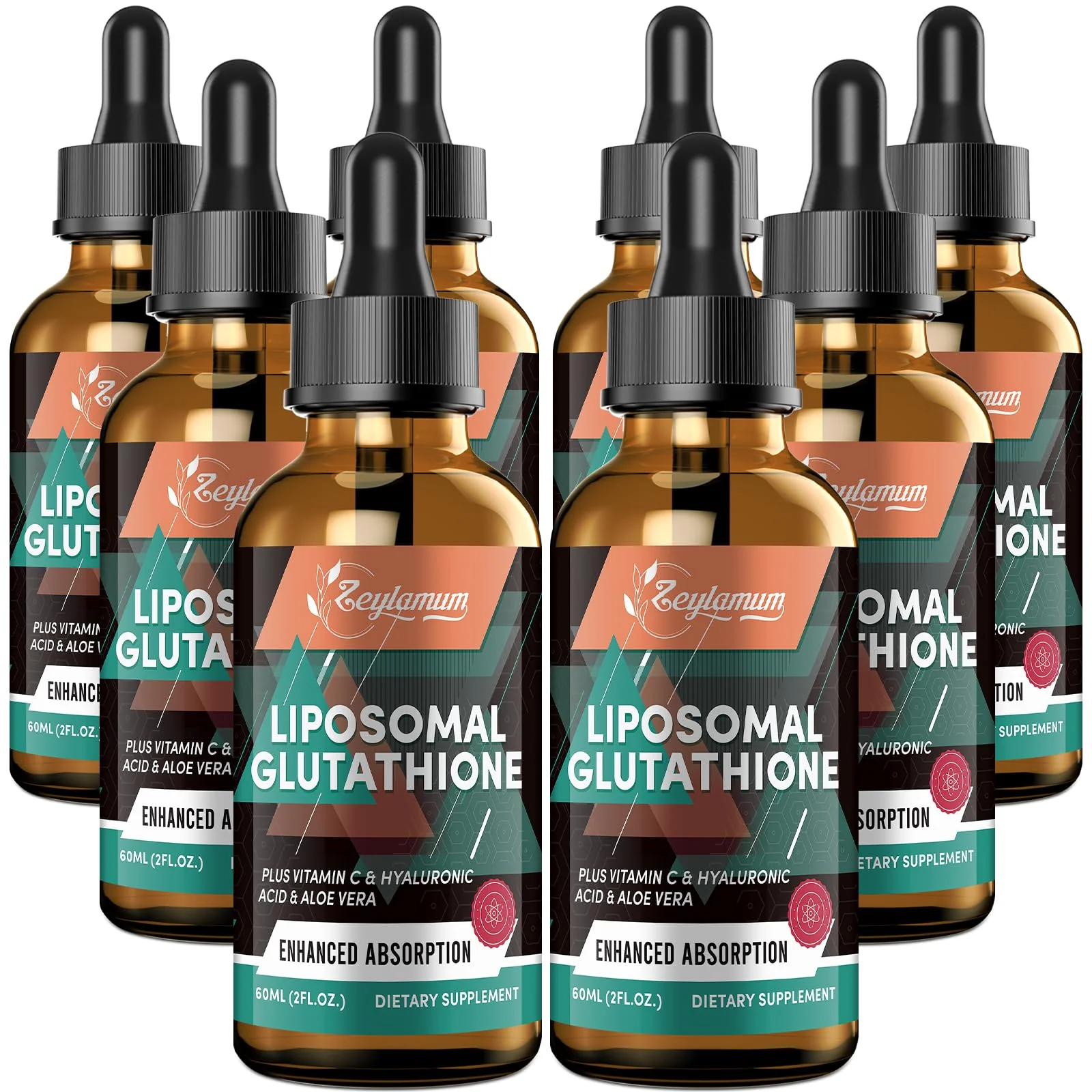 Zeylamum 2000MG Liposomal Glutathione Drops – Ultra Absorption & Skin Support, 16.16 oz - Image 8