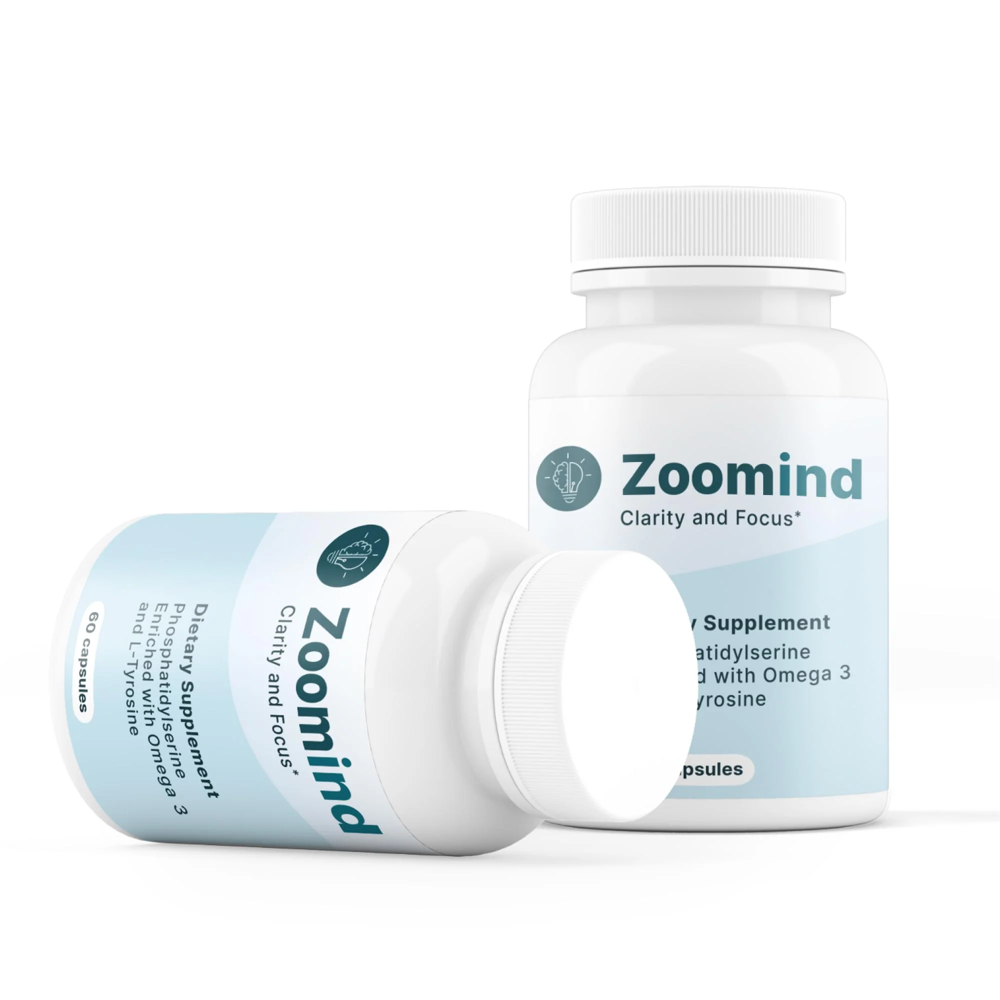 Zoomind Dietary Supplement - Clarity & Focus | Omega-3, Phosphatidylserine PS, L-Tyrosine | 60 Capsules - Image 5