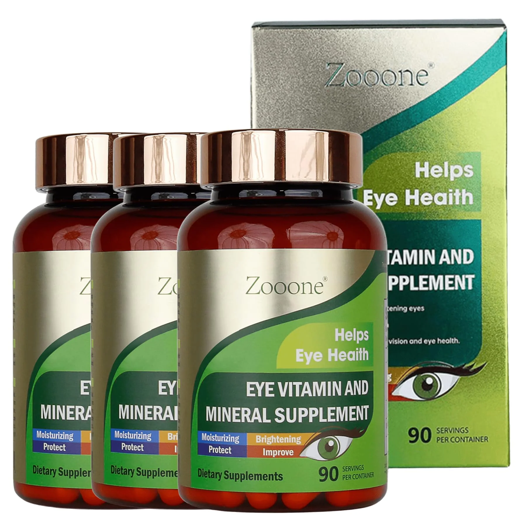 Zooone Lutein Eye Vitamins – Macular Health & Dry Eye Support, 90 Tablets - Image 8