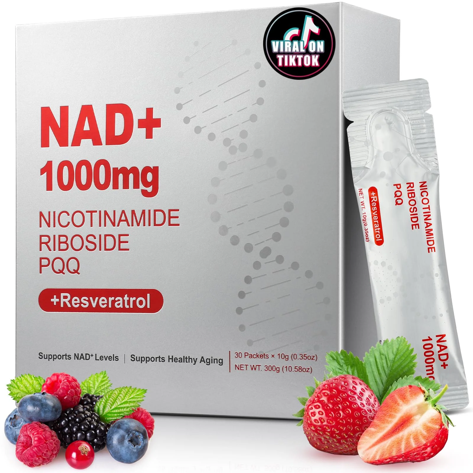 ZOROAHER NAD+ 1000mg Liquid Supplement – NR, Resveratrol & PQQ for Energy & Focus - Image 8