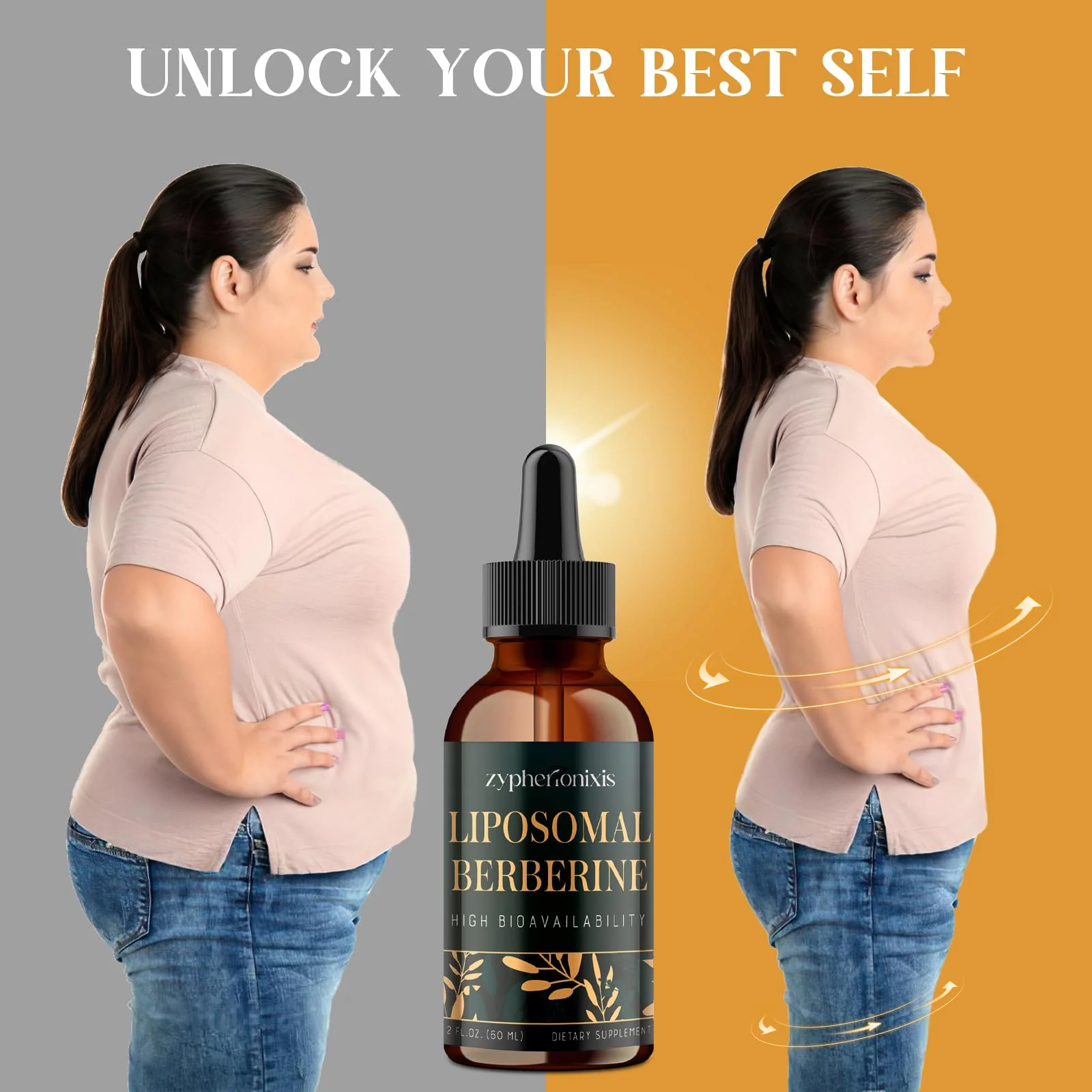Zypherionixis Liposomal Berberine HCL Drops – 3000mg, 12-in-1 Formula, Sugar Free - Image 6